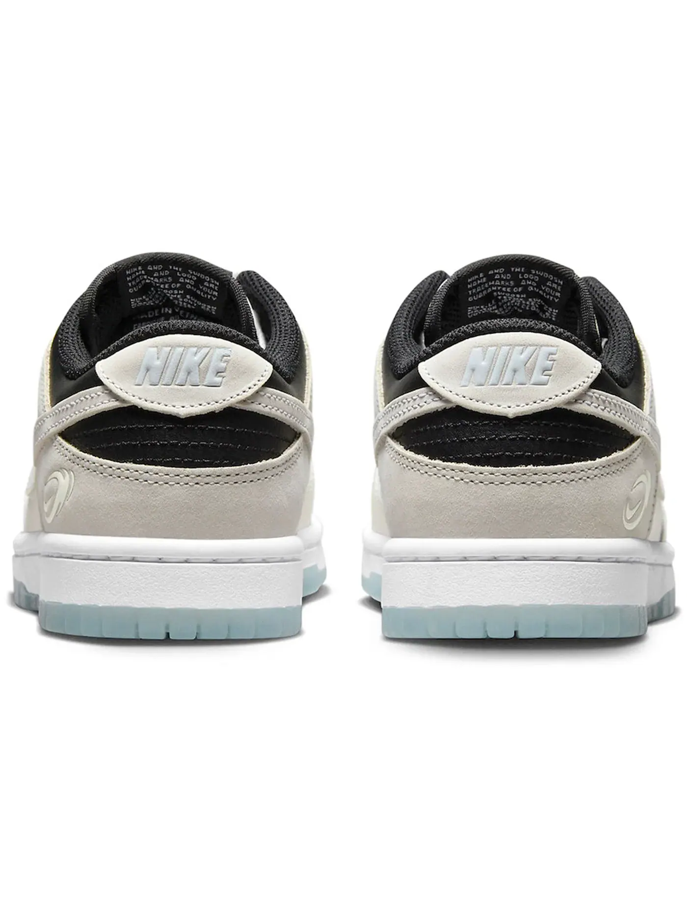 Женские кроссовки Lifestyle Nike Dunk Low White/Igloo-Black-Neutral Gre — изображение 4 из 5
