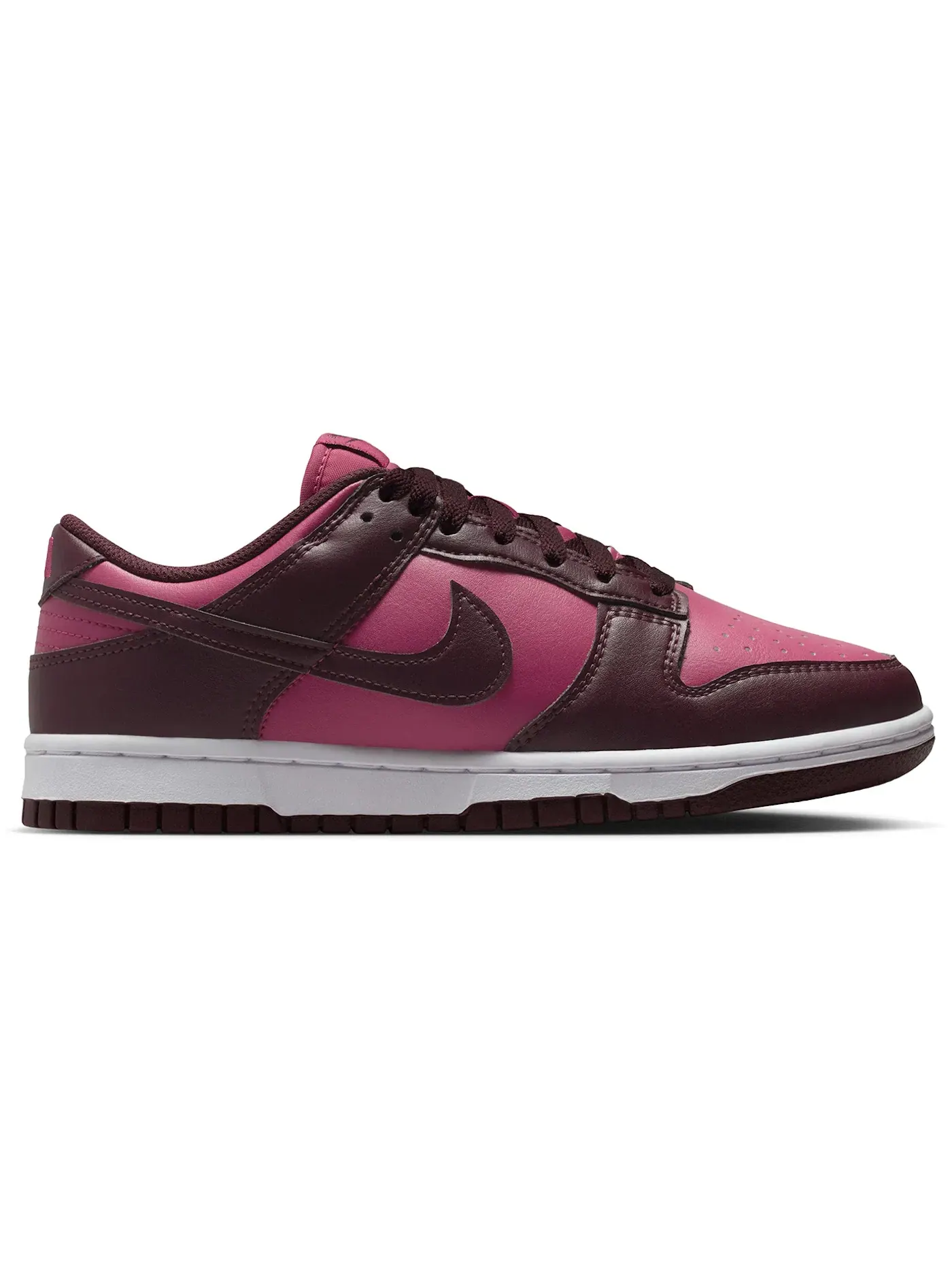 Женские кроссовки Lifestyle Nike Dunk Low — изображение 1 из 1, белый/бордовый