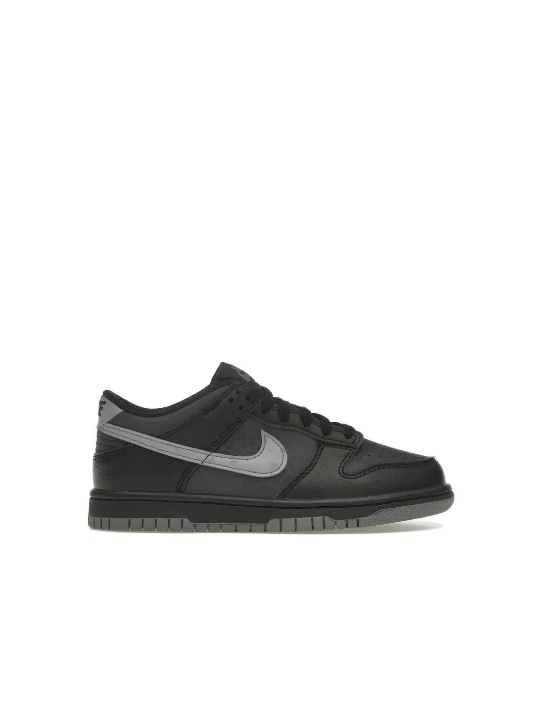 Детские кроссовки с принтом Nike Dunk Low Nike — изображение 1 из 4, черный/темный/серый