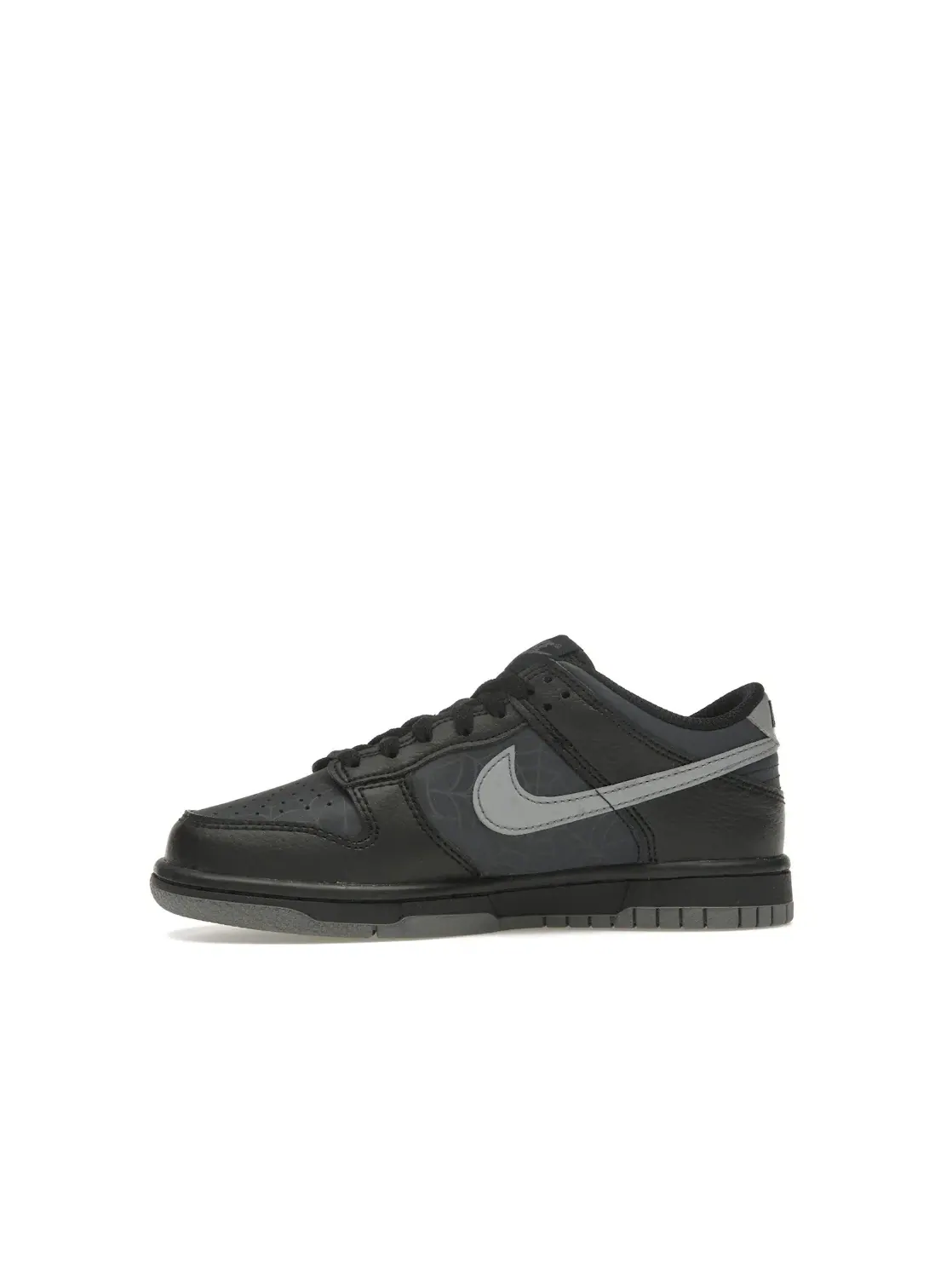 Детские кроссовки с принтом Nike Dunk Low Nike — изображение 3 из 4, черный/темный/серый