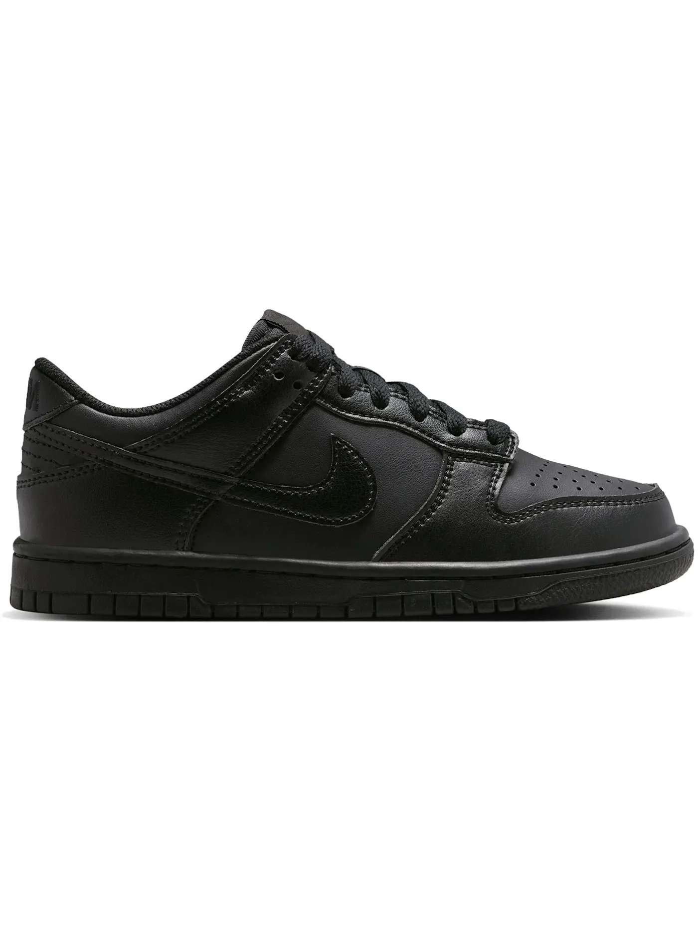 Детские кроссовки Lifestyle Nike Dunk Low Triple Black (2026) (GS) Nike — изображение 1 из 1, черный/черный/черный