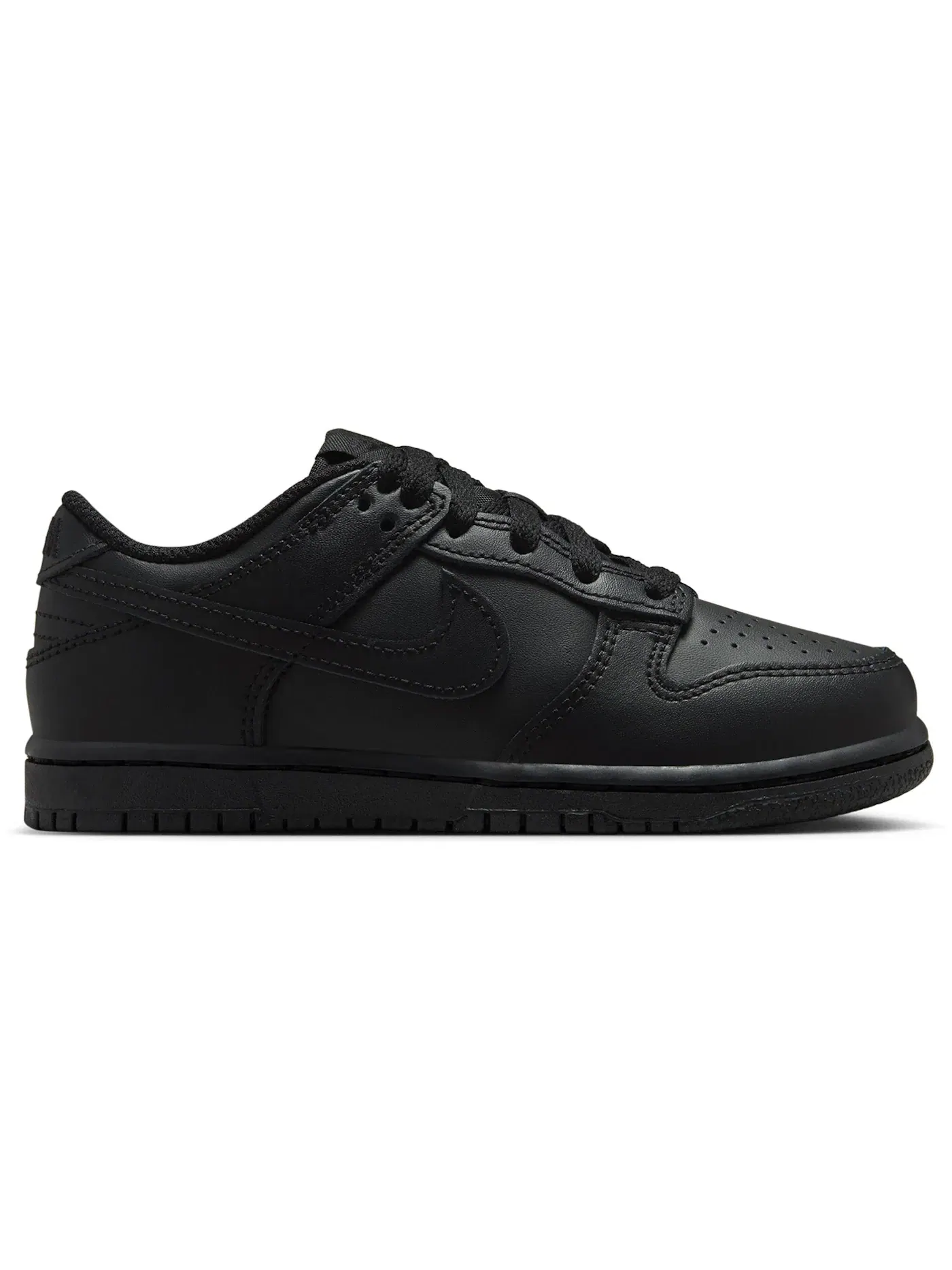 Детские кроссовки Nike Dunk Low — изображение 1 из 1, черный/черный/черный