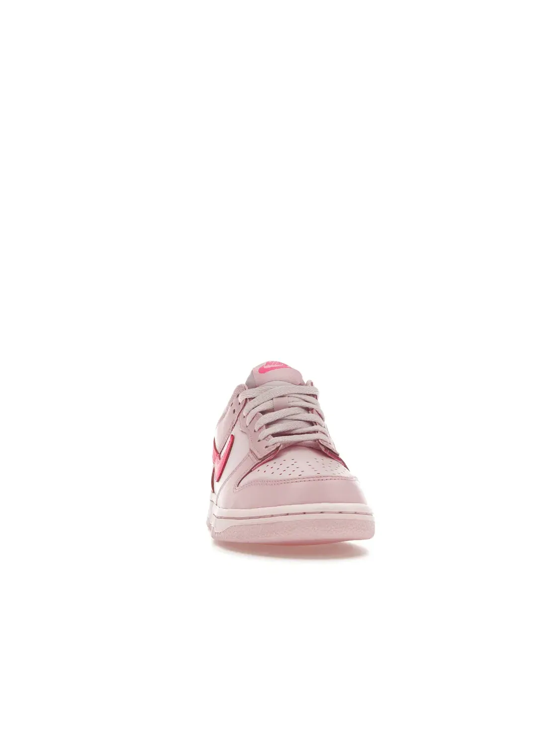 Детские кроссовки с кожаным верхом Nike Dunk Low — изображение 2 из 4, розовый розовый