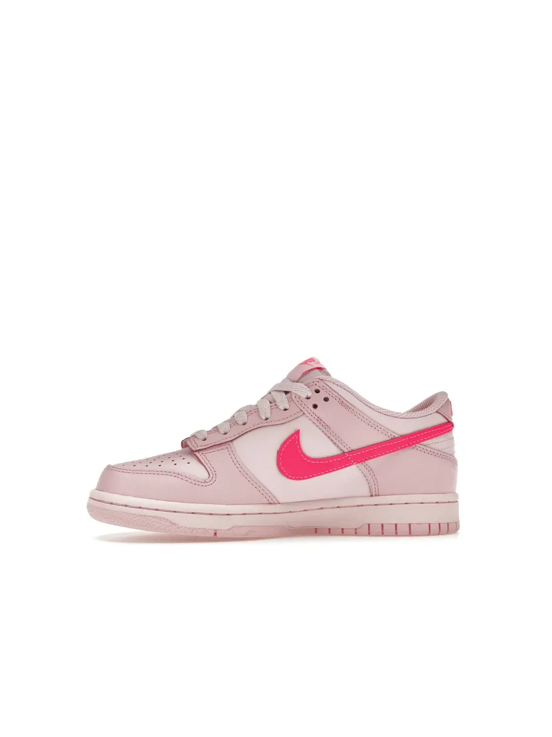 Детские кроссовки с кожаным верхом Nike Dunk Low — изображение 3 из 4, розовый розовый