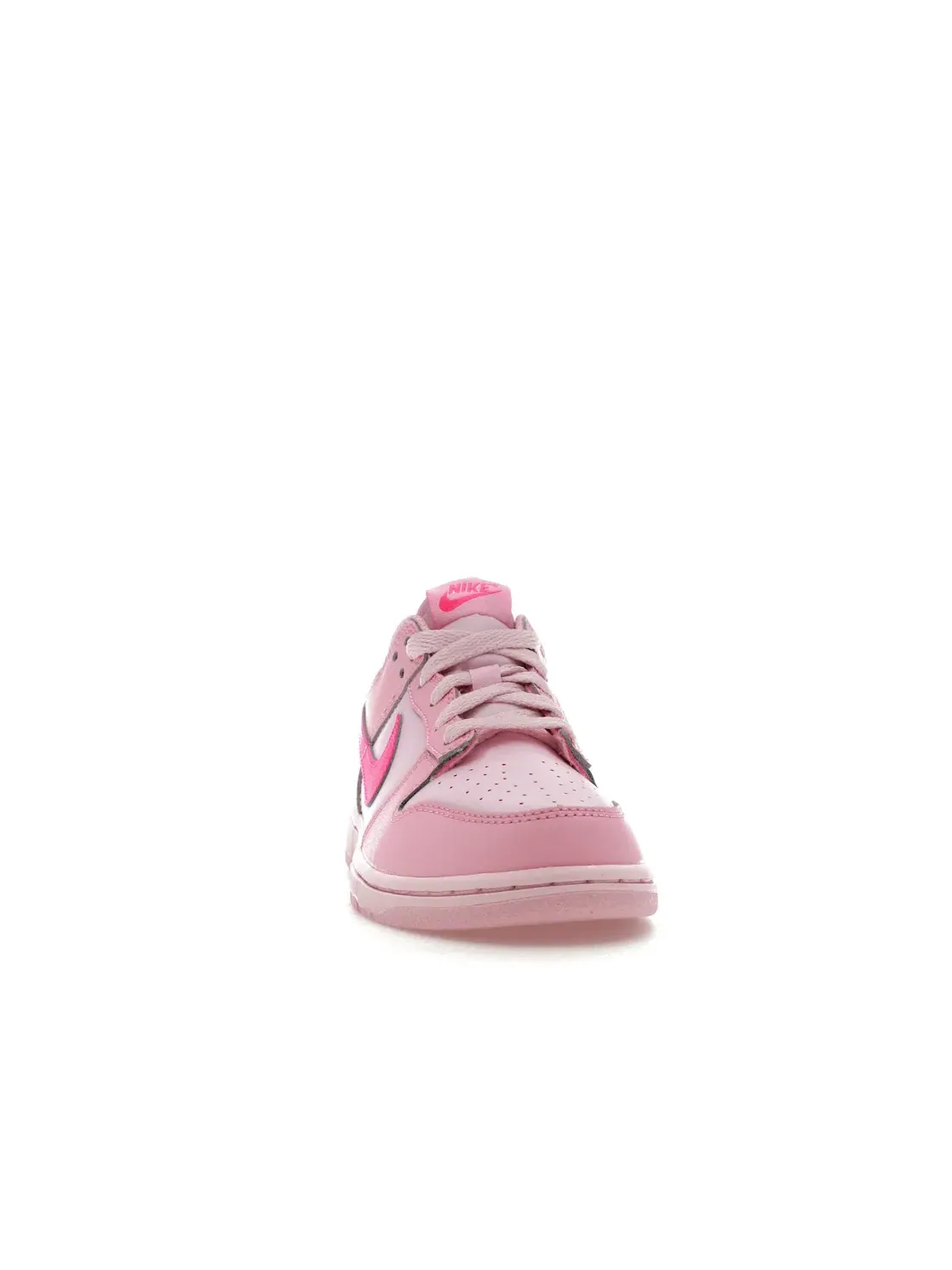 Детские кроссовки с перфорированным носком Nike Dunk Low Nike — изображение 2 из 4, розовый розовый