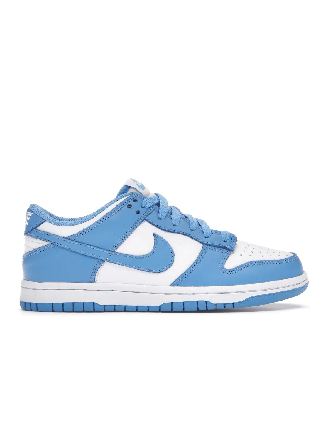 Детские кроссовки Lifestyle с принтом Nike Dunk Low Nike — изображение 1 из 4, белый/синий-белый