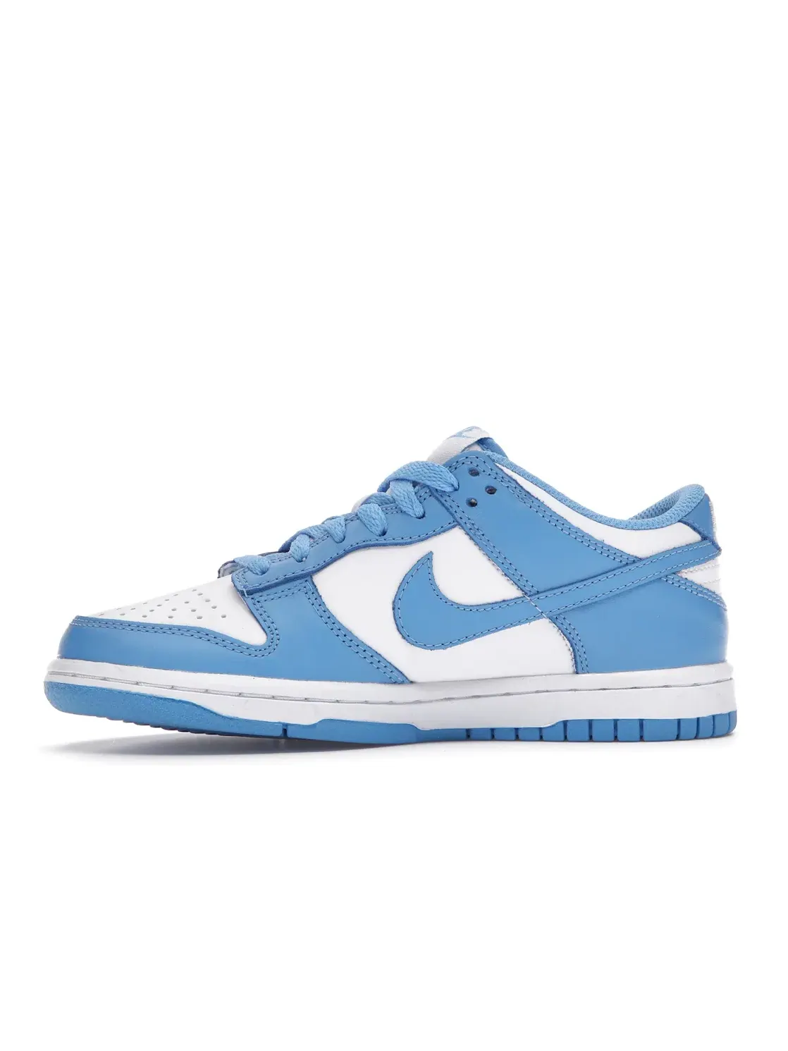 Детские кроссовки Lifestyle с принтом Nike Dunk Low Nike — изображение 3 из 4, белый/синий-белый