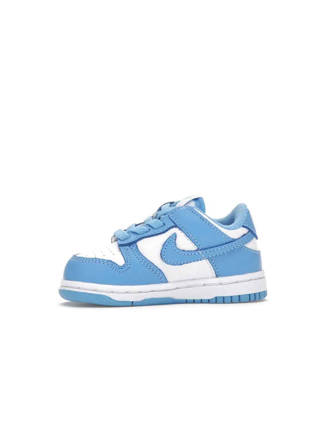 Детские кроссовки кожаные Nike Dunk Low Nike — изображение 3 из 4, белый/синий-белый