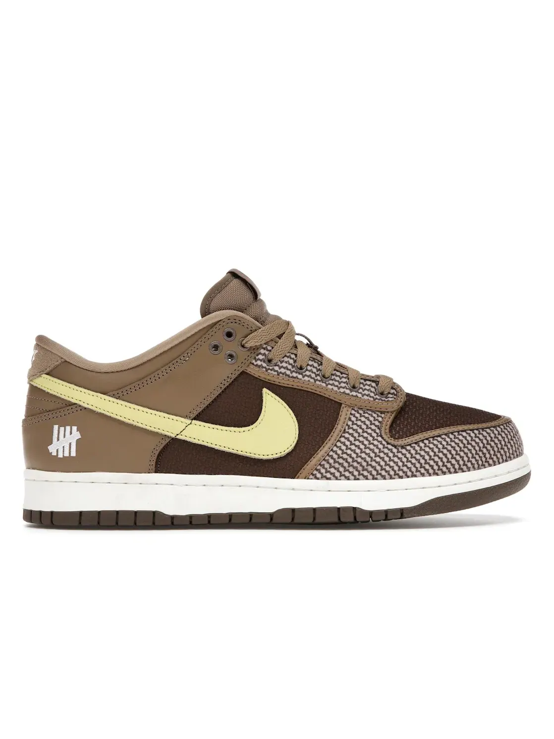Мужские кроссовки с принтом Nike Dunk Low SP Undefeated Canteen, Canteen/Lemon Frost-Palomino — изображение 1 из 4