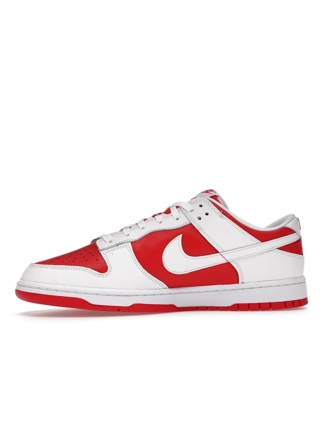 Мужские кроссовки Lifestyle с кожаным верхом Nike Dunk Low — изображение 3 из 4, красный/белый-оранжевый