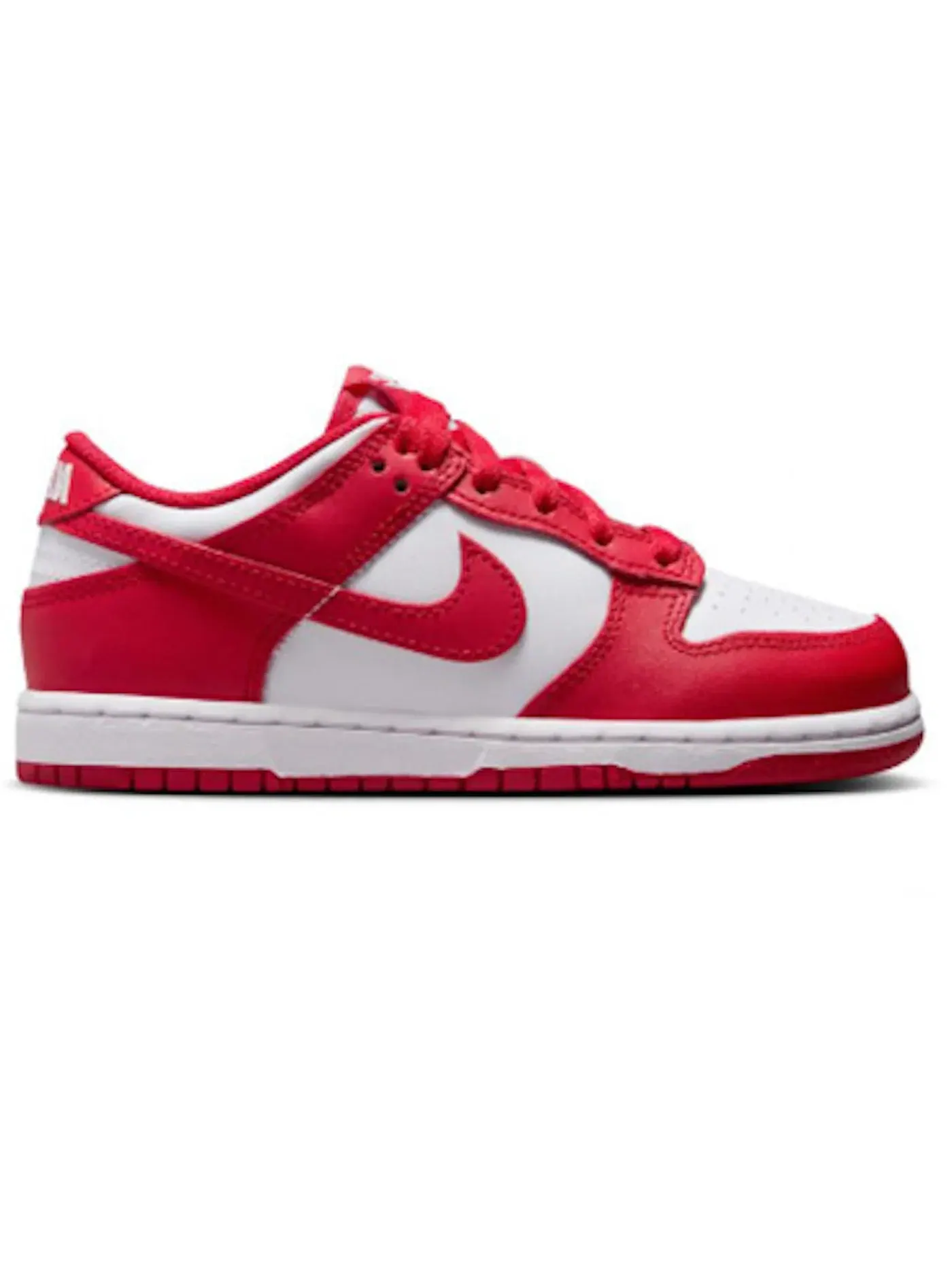 Детские кроссовки с низким верхом Nike Dunk Low Nike — изображение 1 из 1, белый/красный