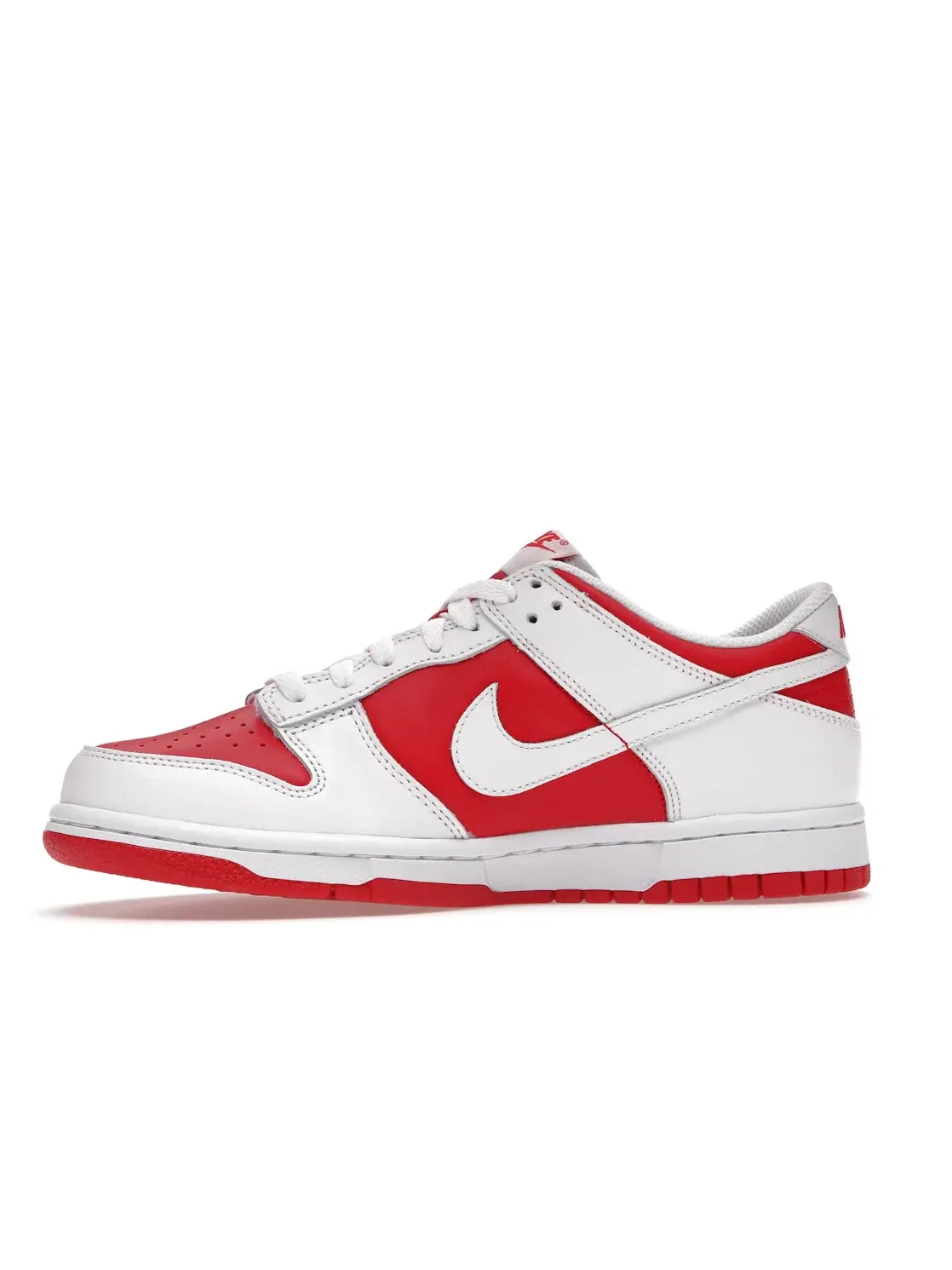Детские кроссовки с принтом Nike Dunk Low Nike — изображение 3 из 4, красный/белый-оранжевый