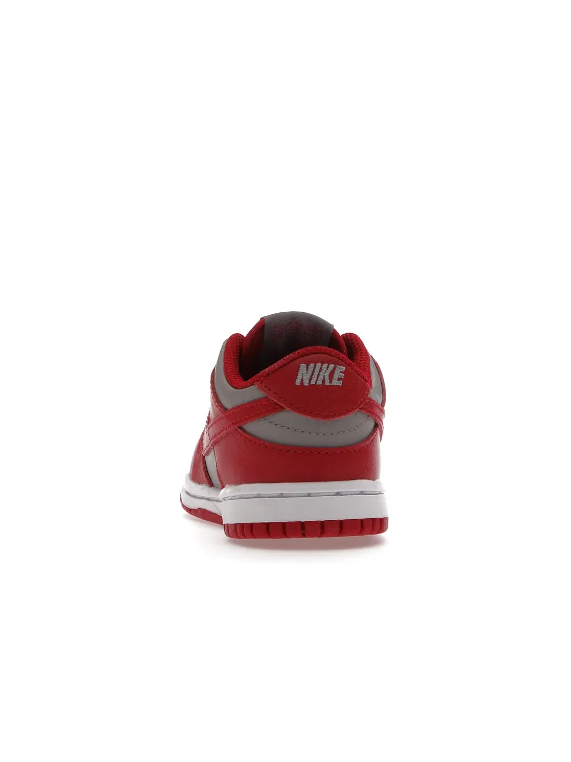 Детские кроссовки с кроссовками Nike Dunk Low Nike — изображение 4 из 4, серый красный-белый