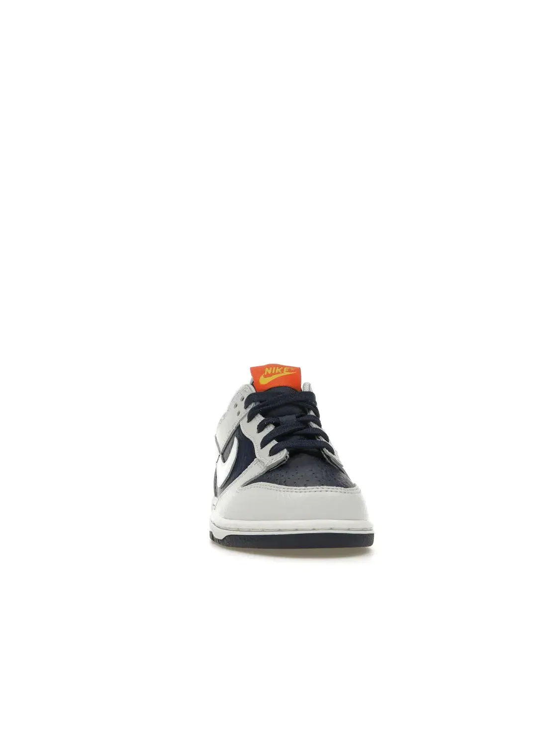 Детские кроссовки без шнурков Nike Dunk Low Nike — изображение 2 из 4, темно-синий/синий/белый