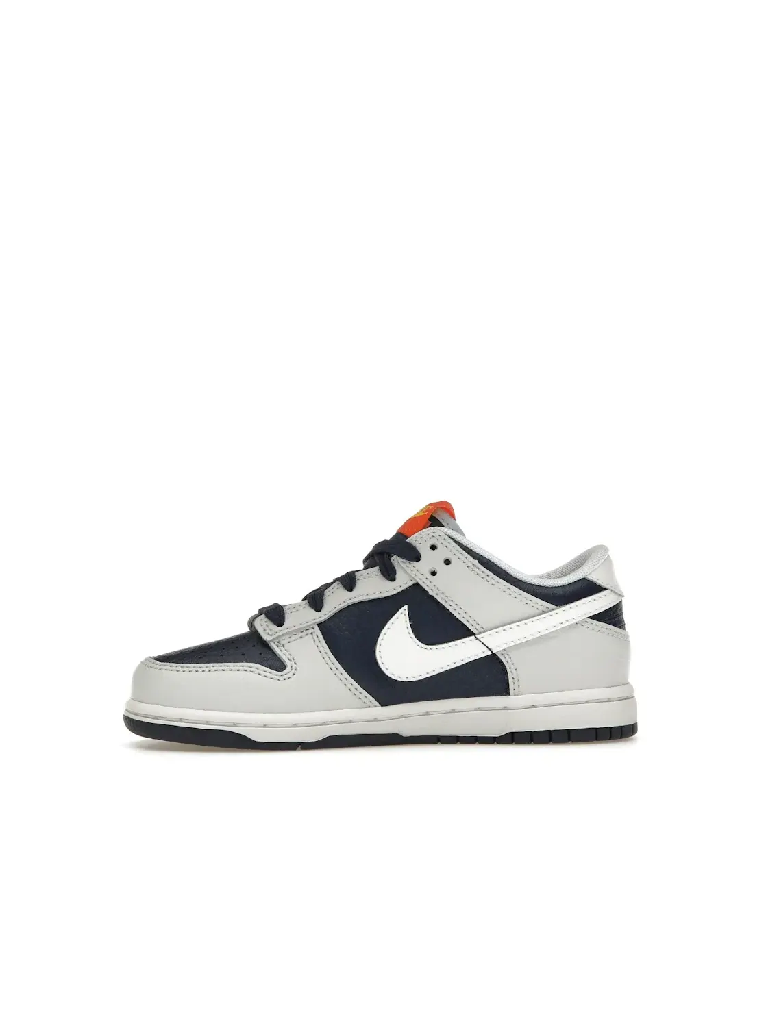 Детские кроссовки без шнурков Nike Dunk Low Nike — изображение 3 из 4, темно-синий/синий/белый