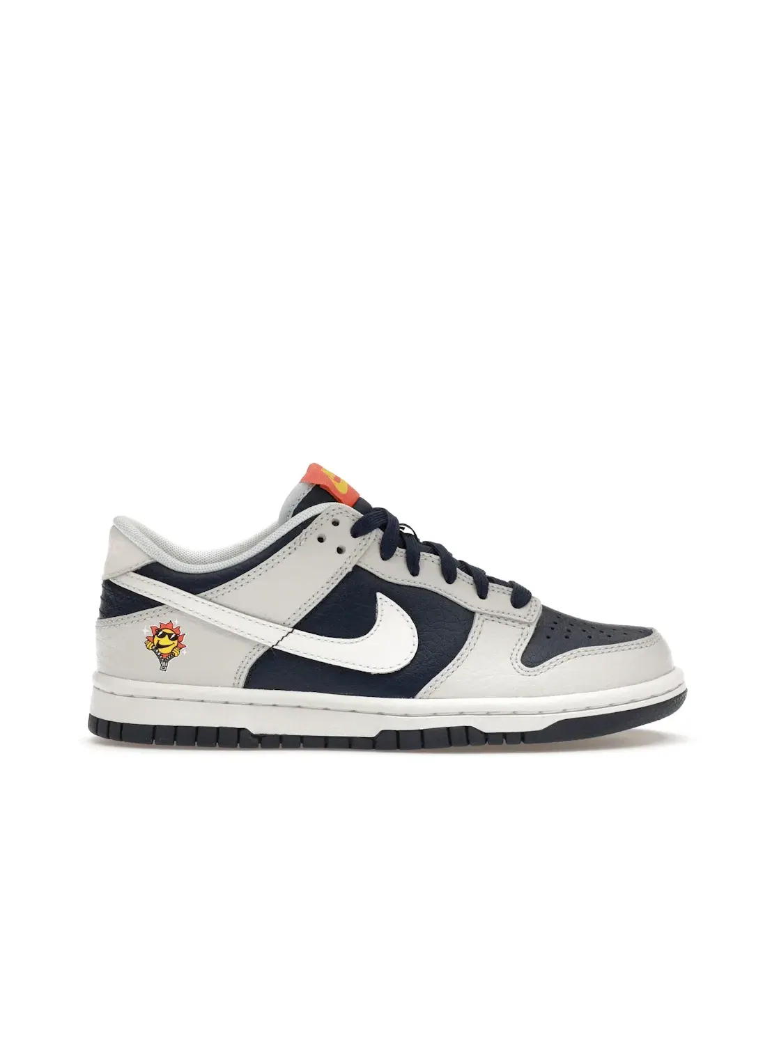 Детские кроссовки Lifestyle с UV-реактивным дизайном Nike Dunk Low — изображение 1 из 4, темно-синий/синий/белый