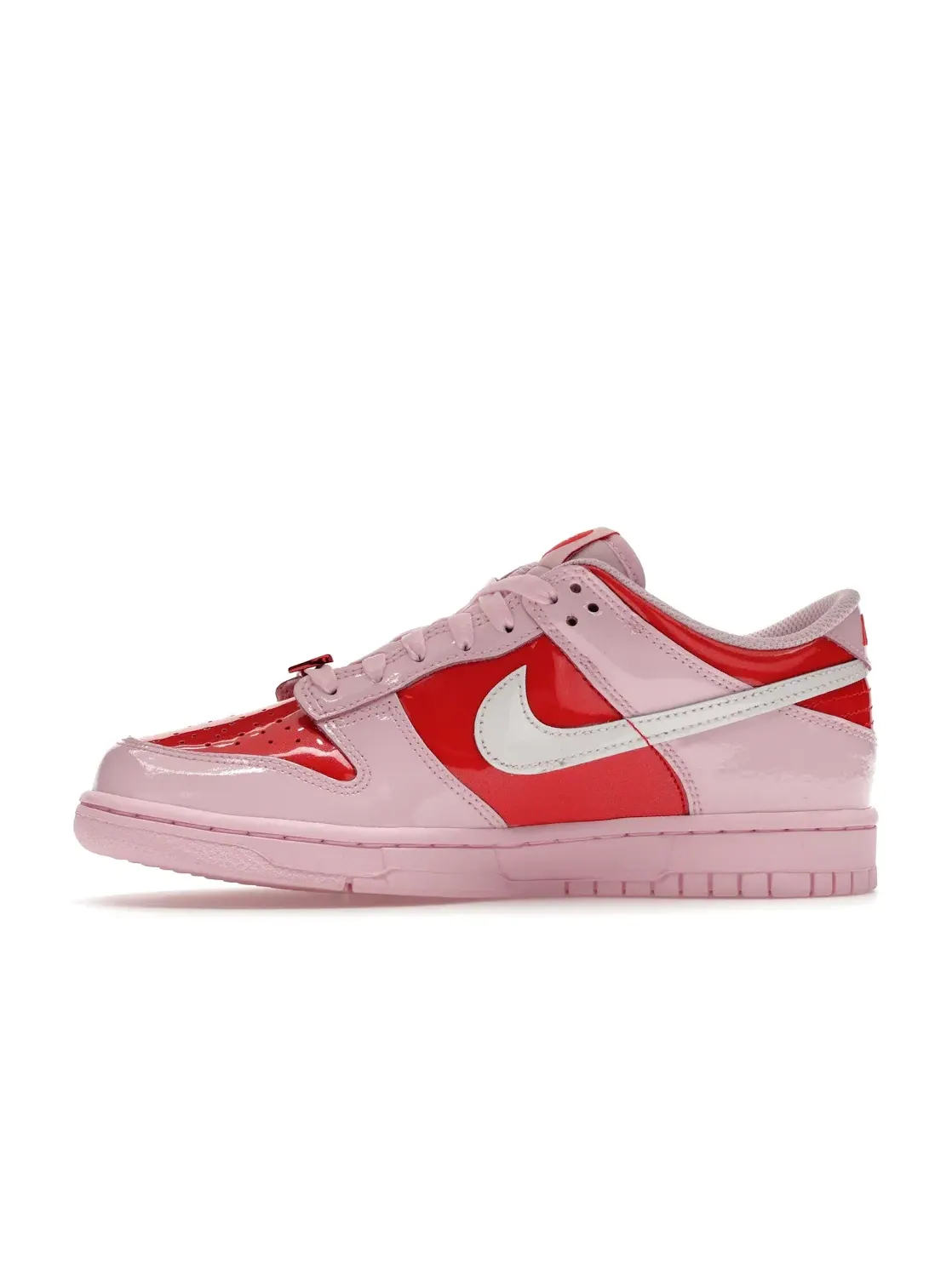 Детские кроссовки для девочек с принтом Nike Dunk Low Nike — изображение 3 из 4, розовый/светлый/белый