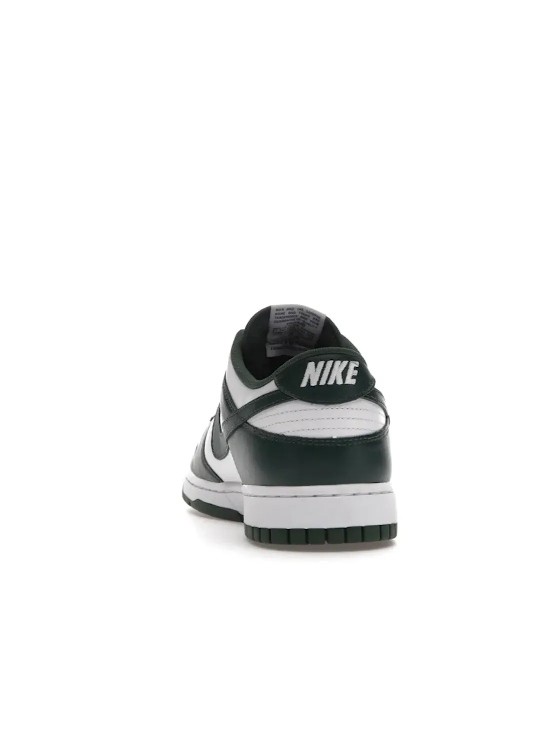 Мужские кроссовки с классическим дизайном Nike Dunk Low Michigan State Nike — изображение 4 из 4, белый/зеленый/белый
