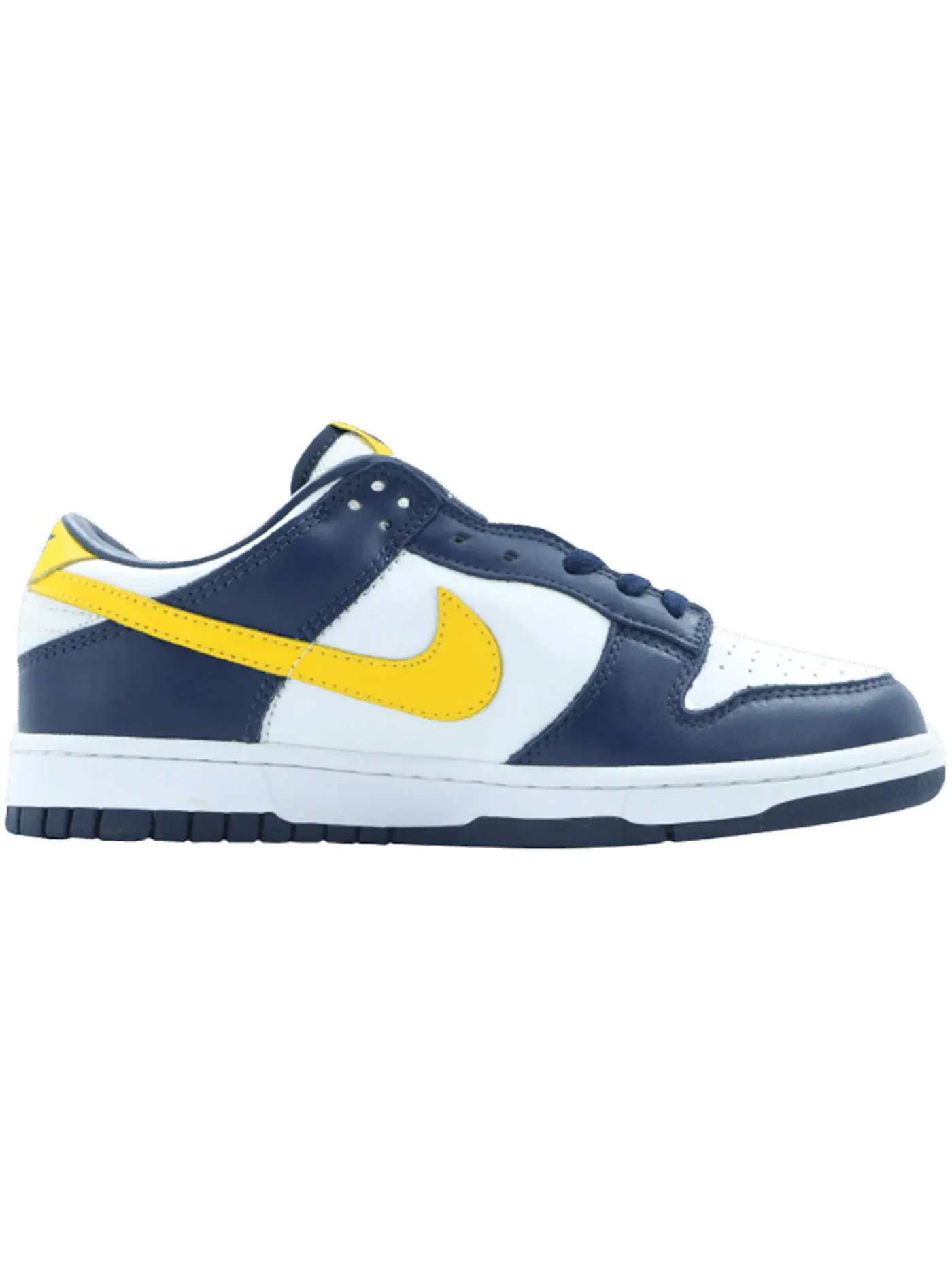 Мужские кроссовки Lifestyle Nike Dunk Low — изображение 1 из 1, белый//темно-синий