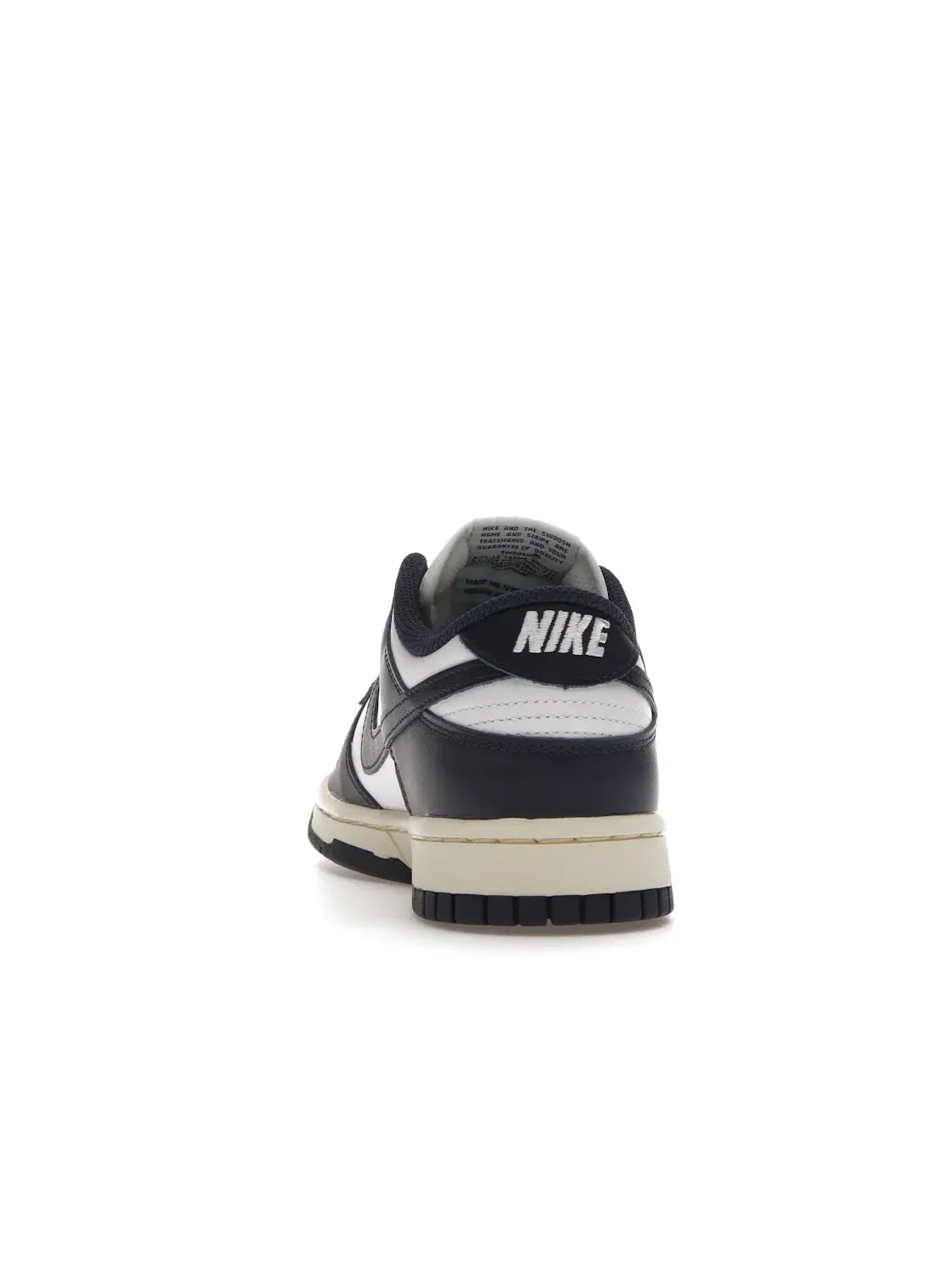 Женские кроссовки с винтажным дизайном Nike Dunk Low Nike — изображение 4 из 4, белый/темно-синий