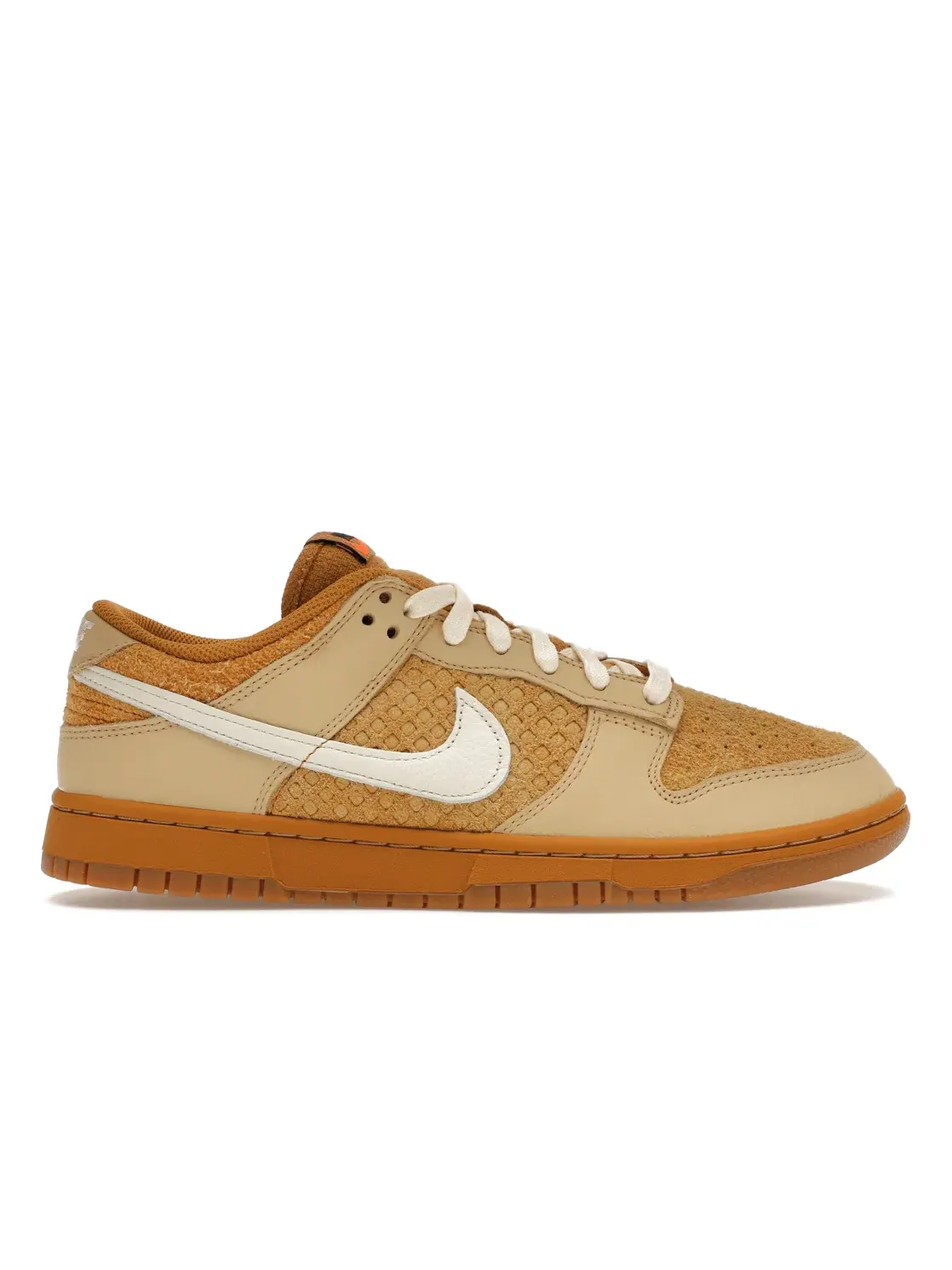 Мужские кроссовки Lifestyle с вафельным рисунком Nike Dunk Low — изображение 1 из 4, черный/оранжевый