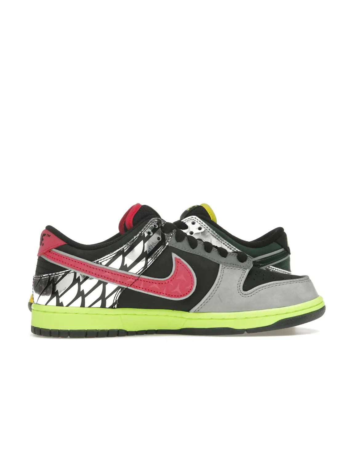Мужские кроссовки Nike Dunk Low Nike — изображение 3 из 4, черный/зеленый/розовый