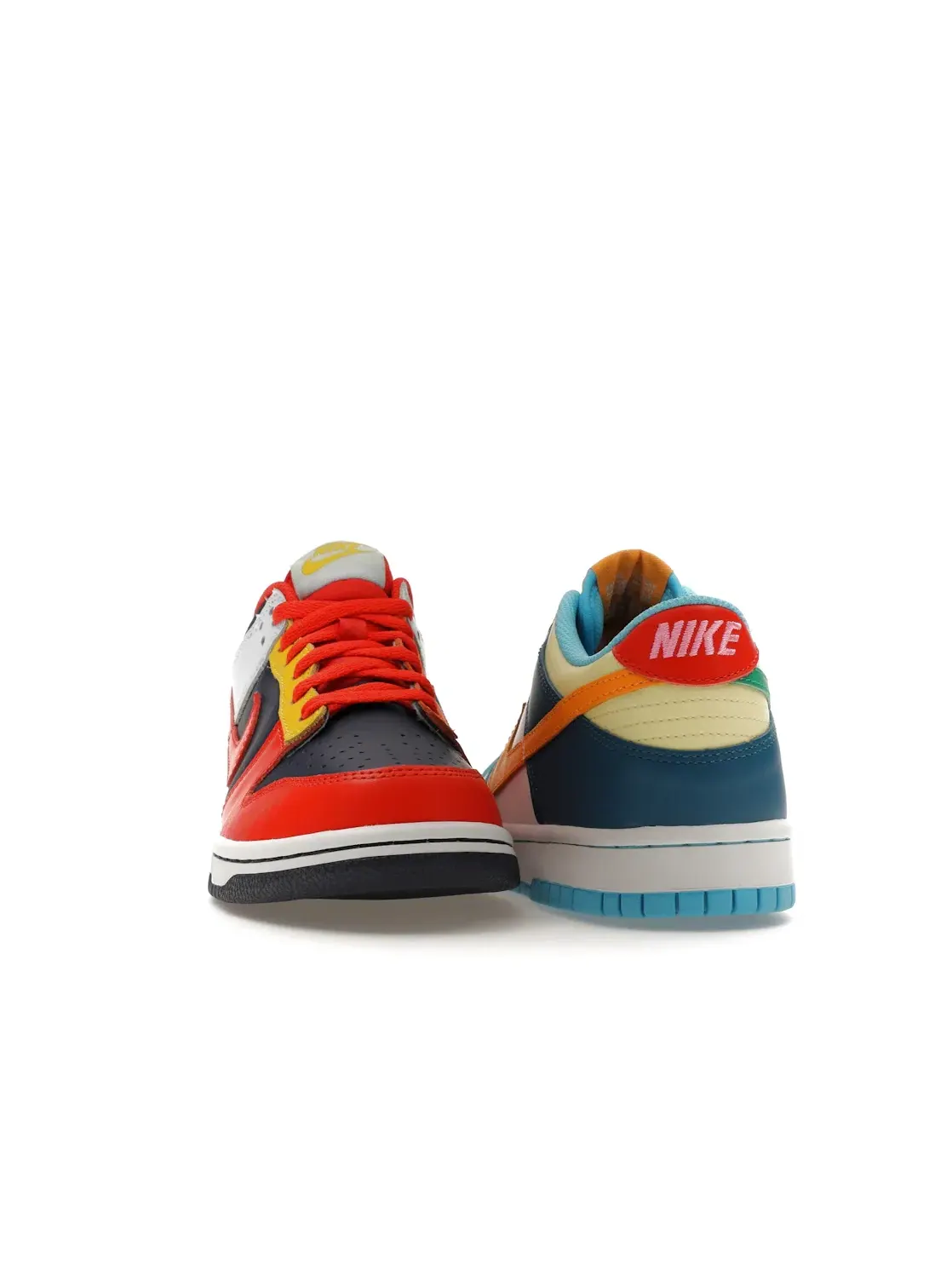 Детские кроссовки с разноцветным принтом Nike Dunk Low — изображение 2 из 4, мульти