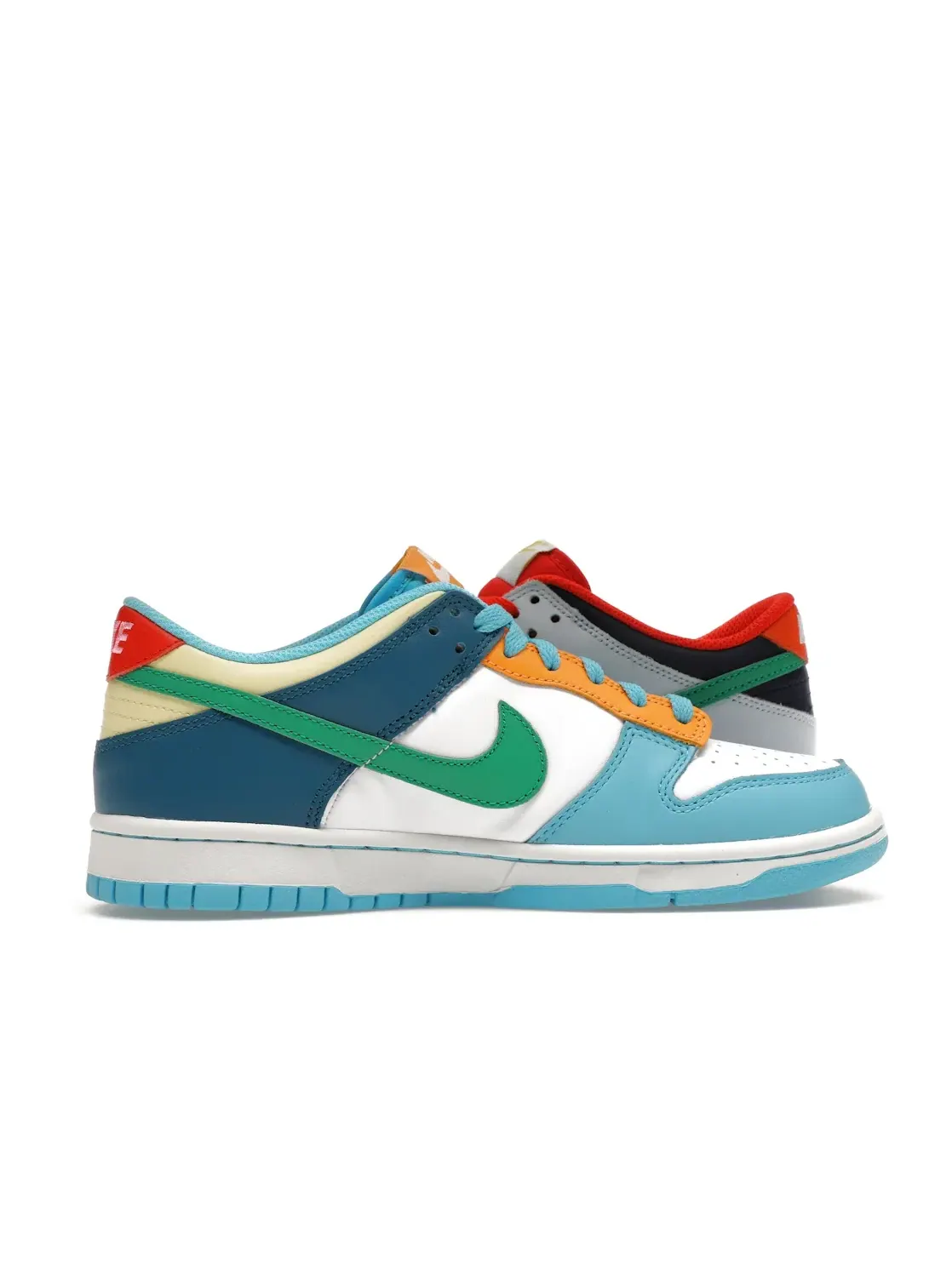 Детские кроссовки с разноцветным принтом Nike Dunk Low — изображение 3 из 4, мульти
