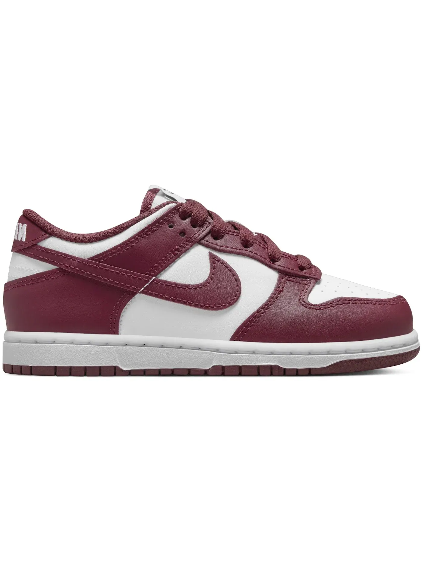 Детские кроссовки Lifestyle Nike Dunk Low — изображение 1 из 1, белый/красный