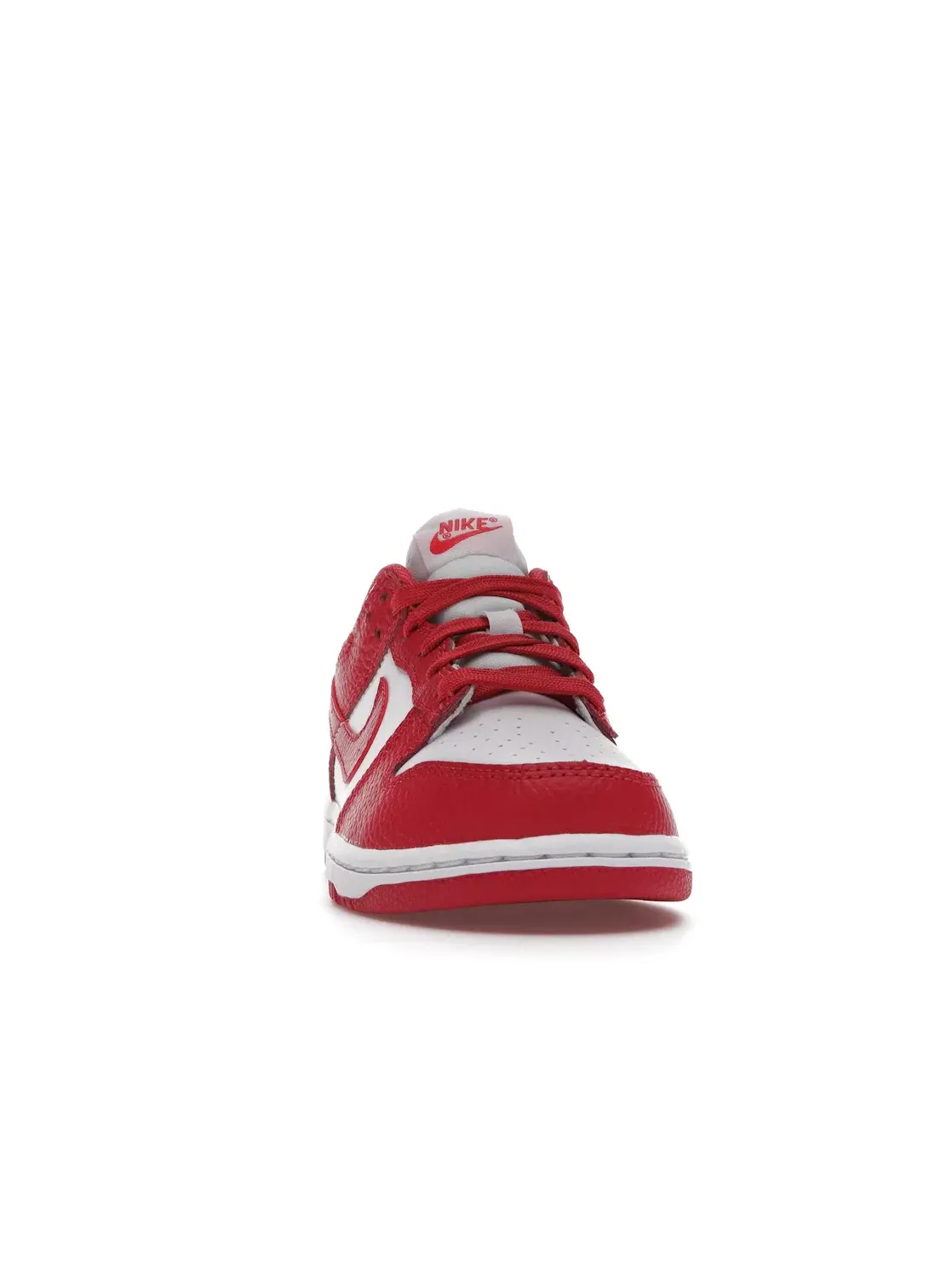 Детские кроссовки с принтом Nike Dunk Low Nike — изображение 2 из 4, белый розовый
