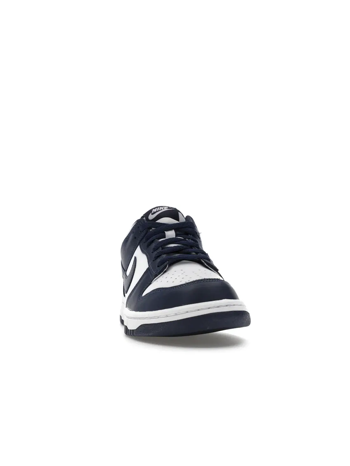 Детские кроссовки Lifestyle Nike Dunk Low — изображение 2 из 4, белый/белый/темно-синий