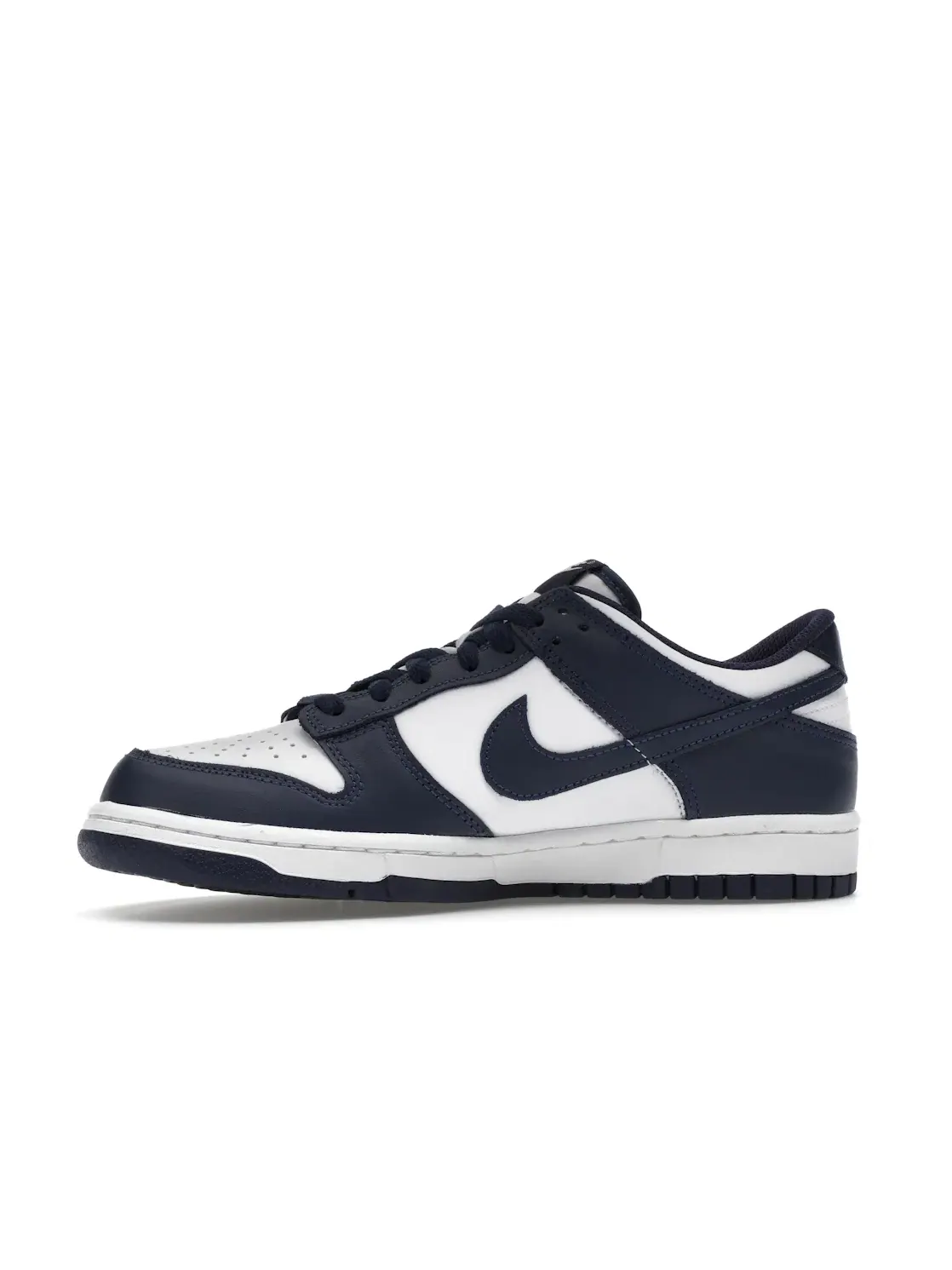 Детские кроссовки Lifestyle Nike Dunk Low — изображение 3 из 4, белый/белый/темно-синий