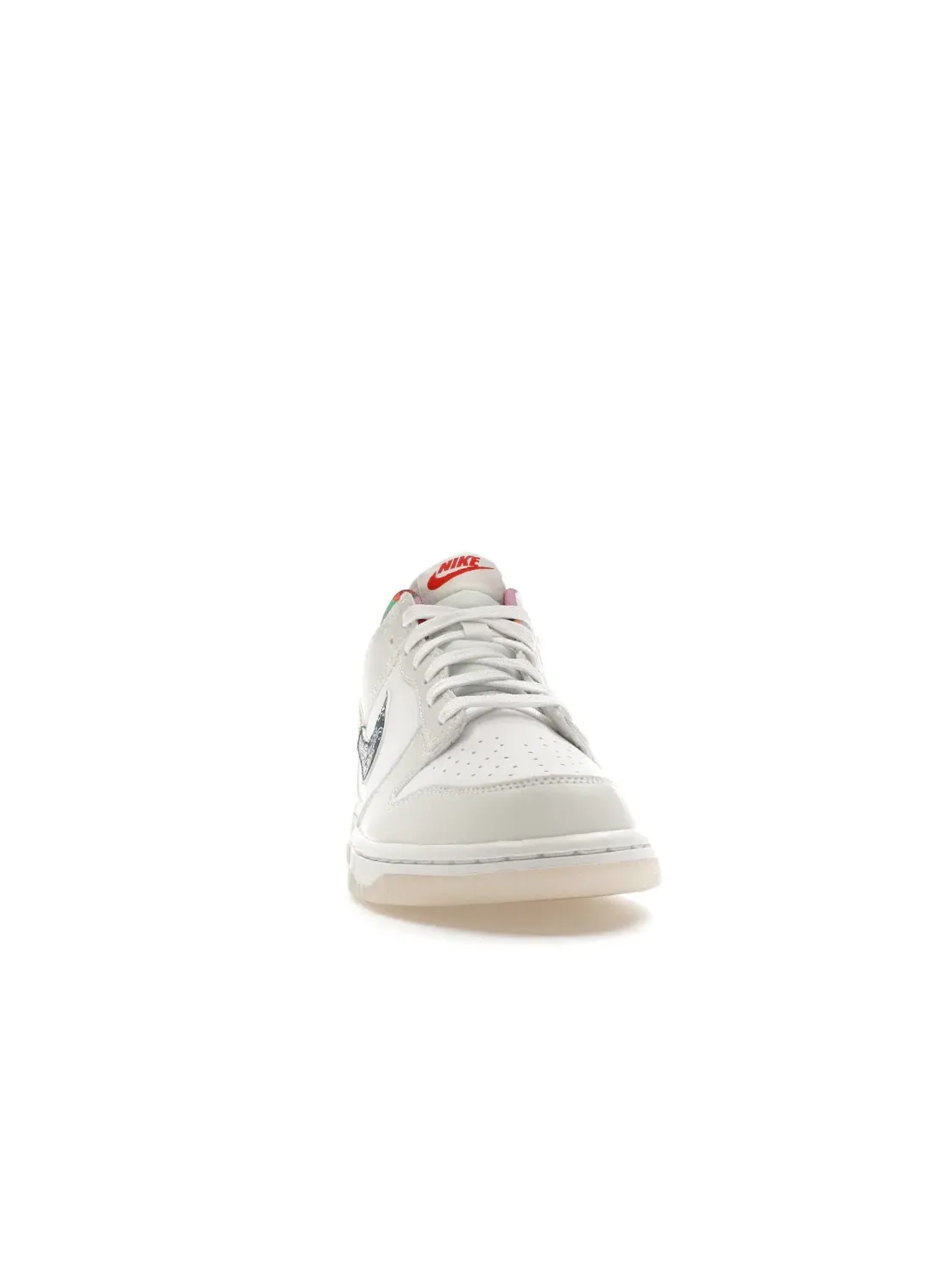 Детские кроссовки с принтом Nike Dunk Low Nike — изображение 2 из 4, белый/синий-белый