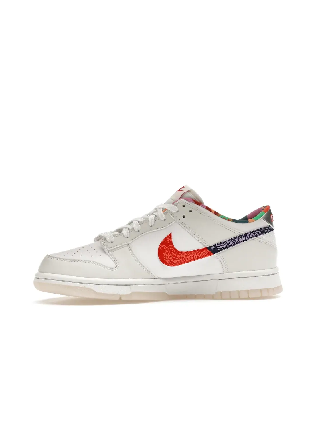 Детские кроссовки с принтом Nike Dunk Low Nike — изображение 3 из 4, белый/синий-белый