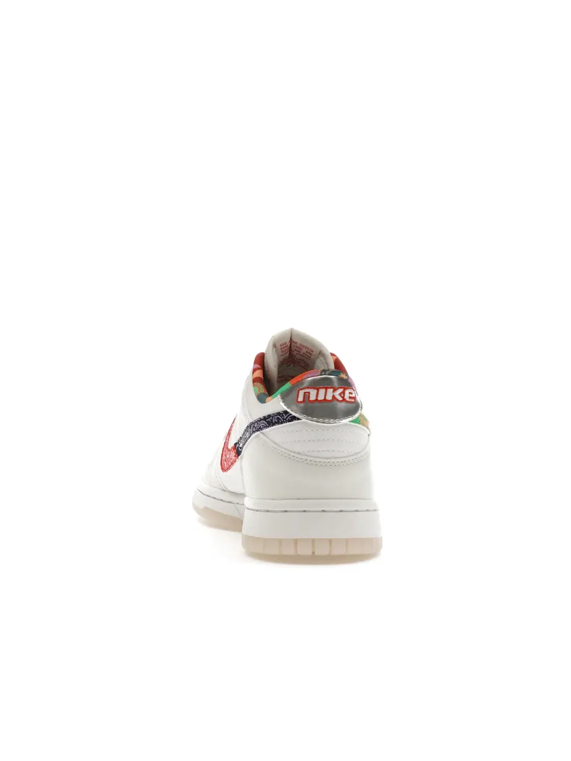 Детские кроссовки с принтом Nike Dunk Low Nike — изображение 4 из 4, белый/синий-белый