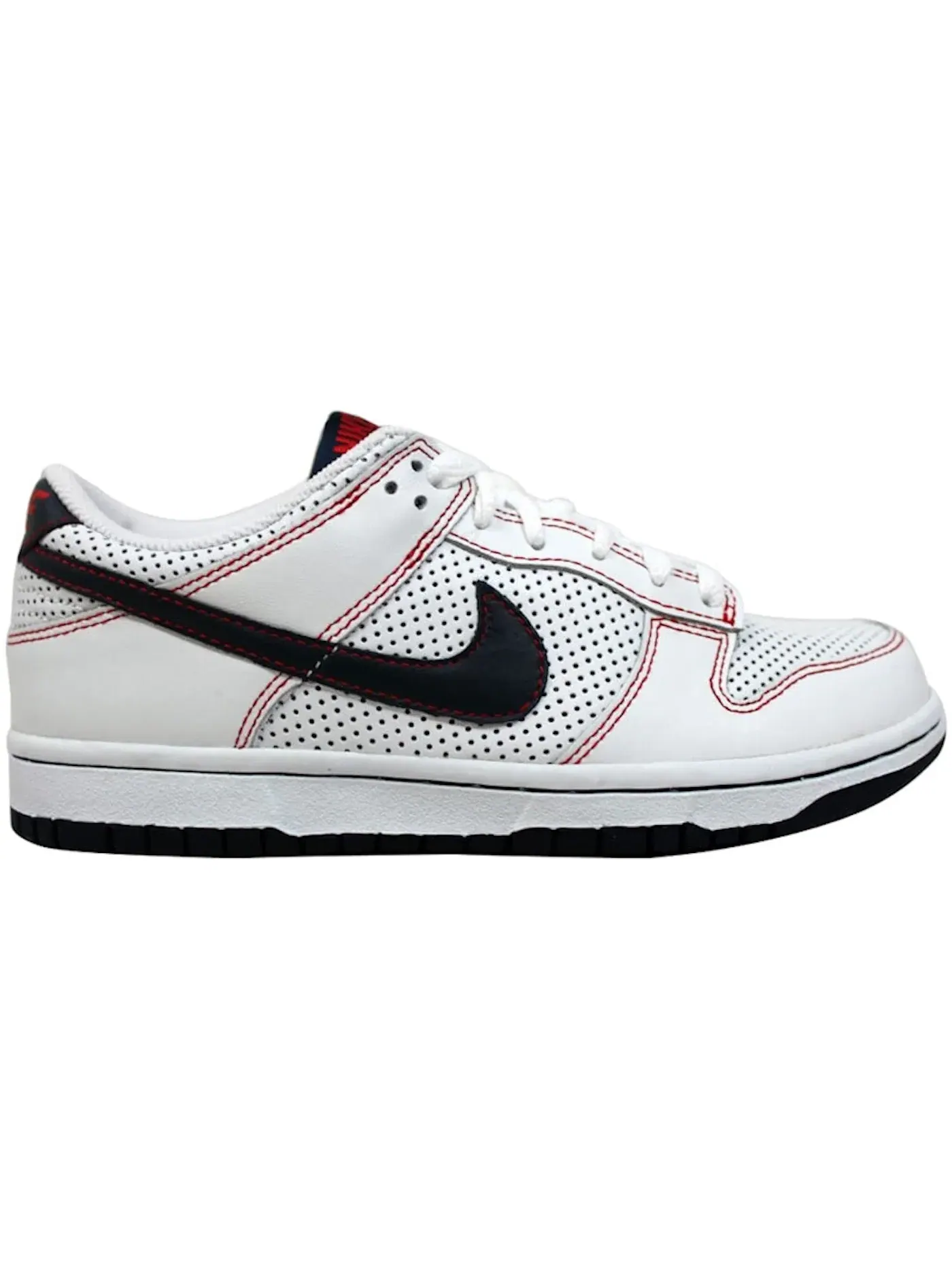 Женские кроссовки Nike Dunk Low — изображение 1 из 1, белый/-красный