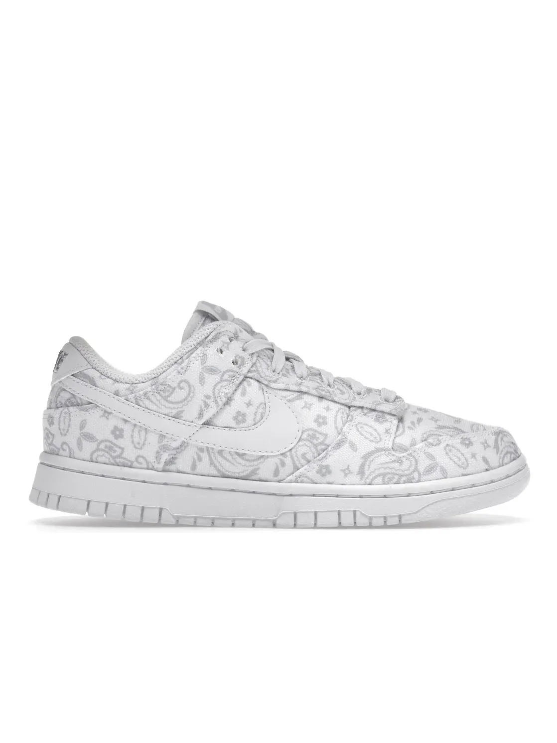 Женские кроссовки с принтом Nike Dunk Low Nike — изображение 1 из 4, белый/серый-белый