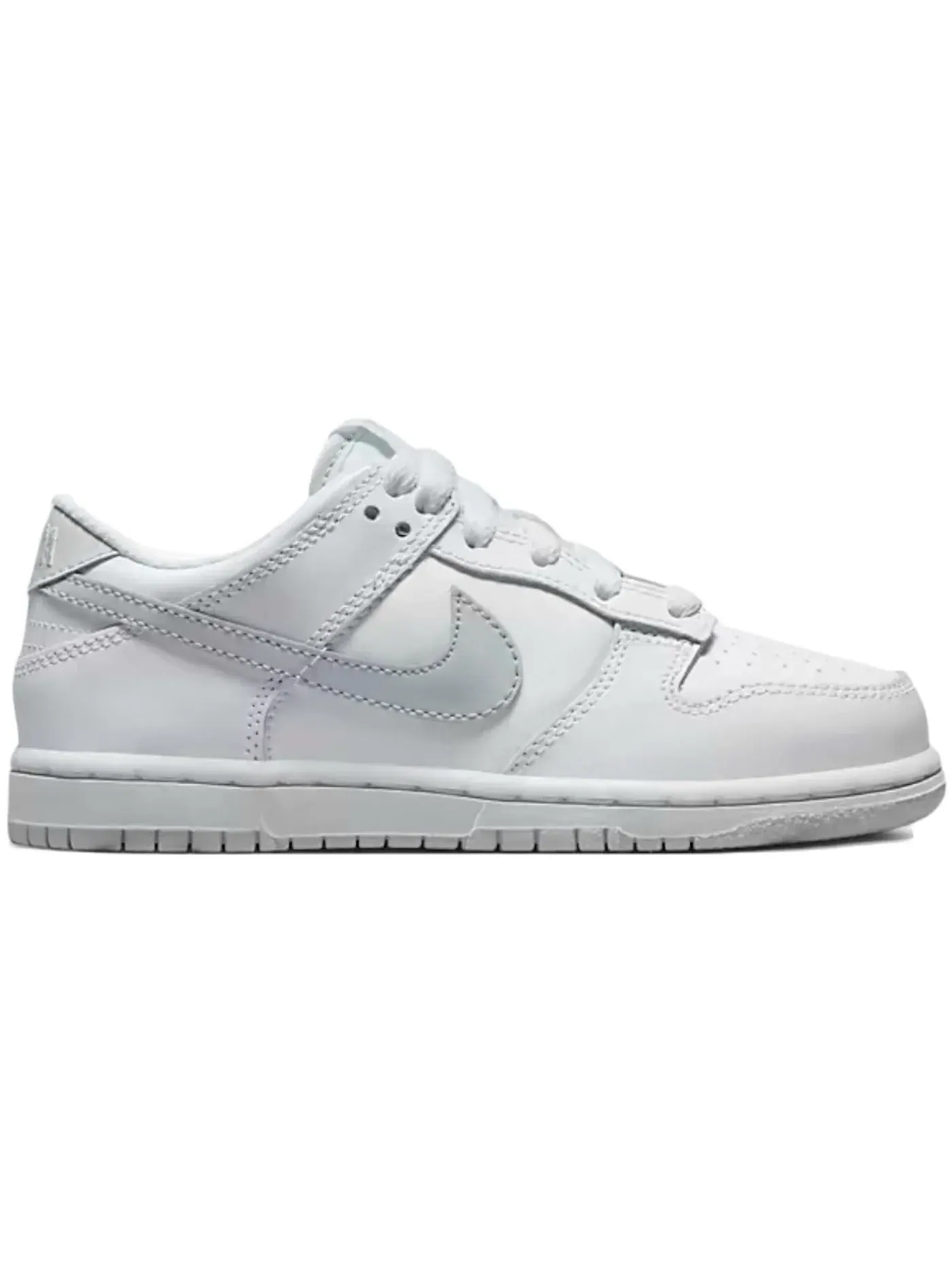 Детские кроссовки Lifestyle Nike Dunk Low — изображение 1 из 1, белый/белый/платиновый