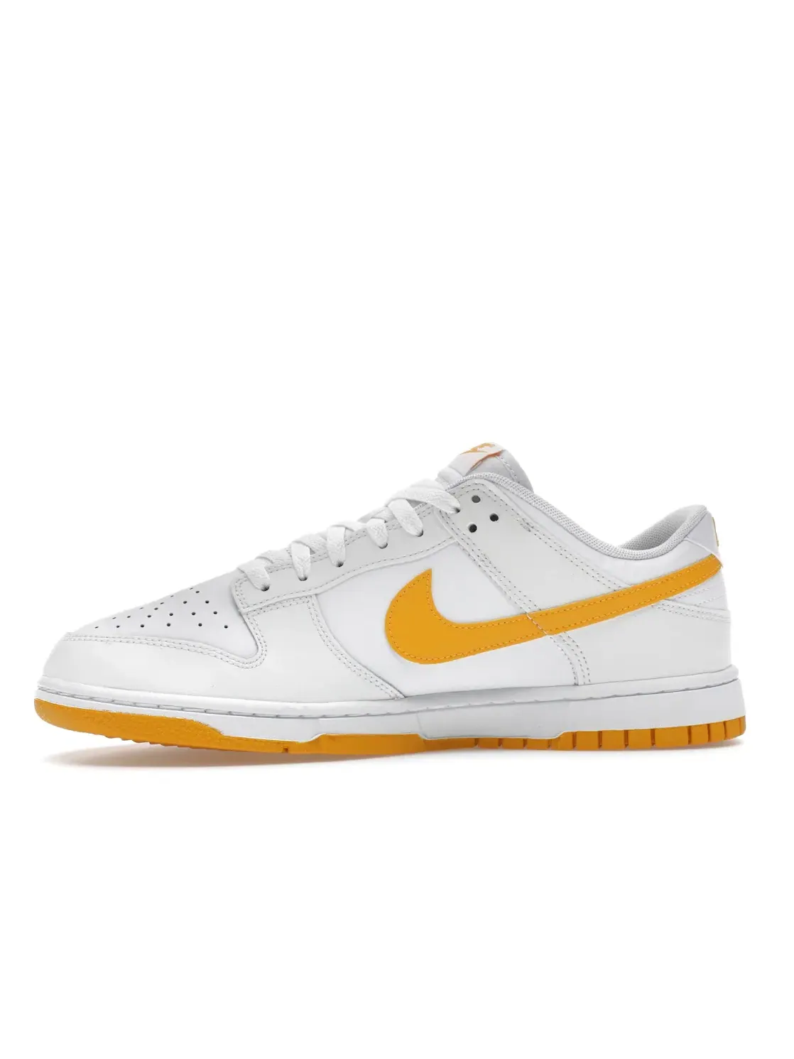 Мужские кроссовки с контрастными акцентами Nike Dunk Low — изображение 3 из 4, белый золотистый белый