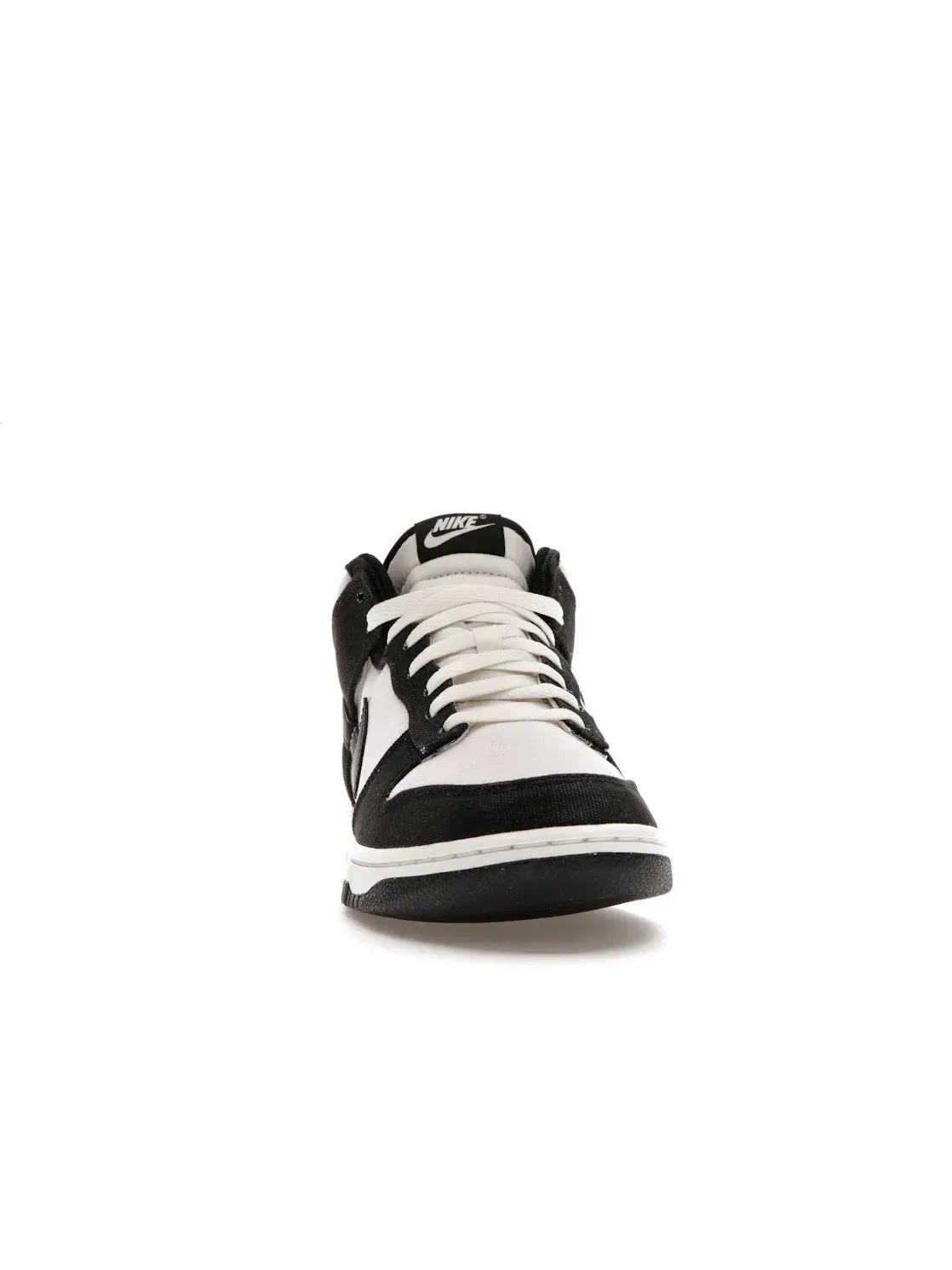 Мужские кроссовки с канвасным верхом Nike Dunk Mid — изображение 2 из 4, черный//черный