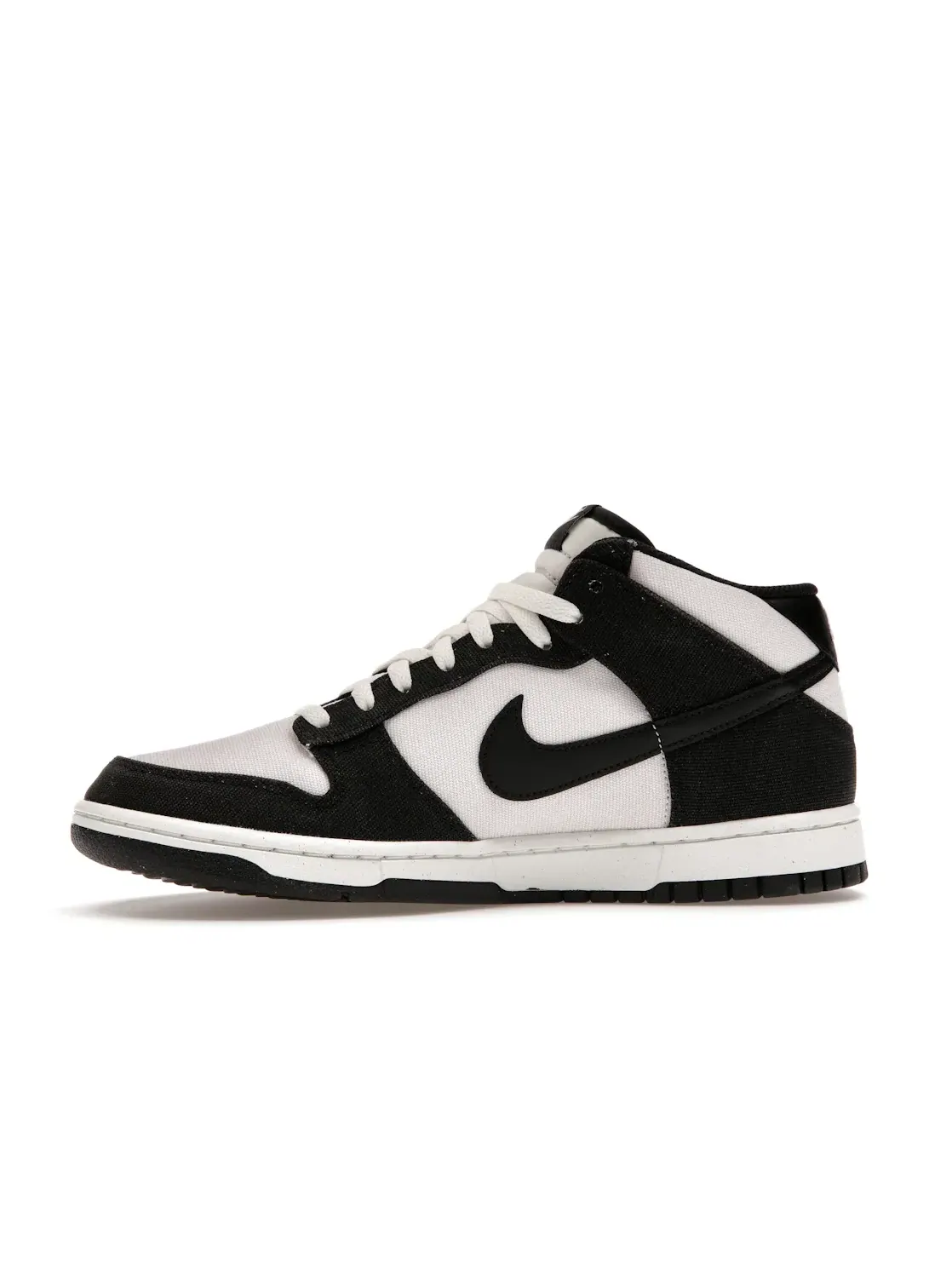 Мужские кроссовки с канвасным верхом Nike Dunk Mid — изображение 3 из 4, черный//черный