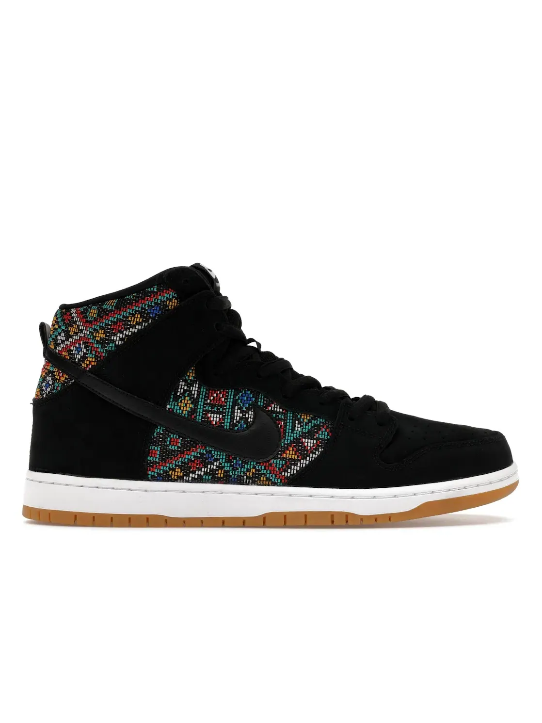 Мужские кроссовки с принтом Nike SB Dunk High Nike — изображение 1 из 4, черный/--белый-черный