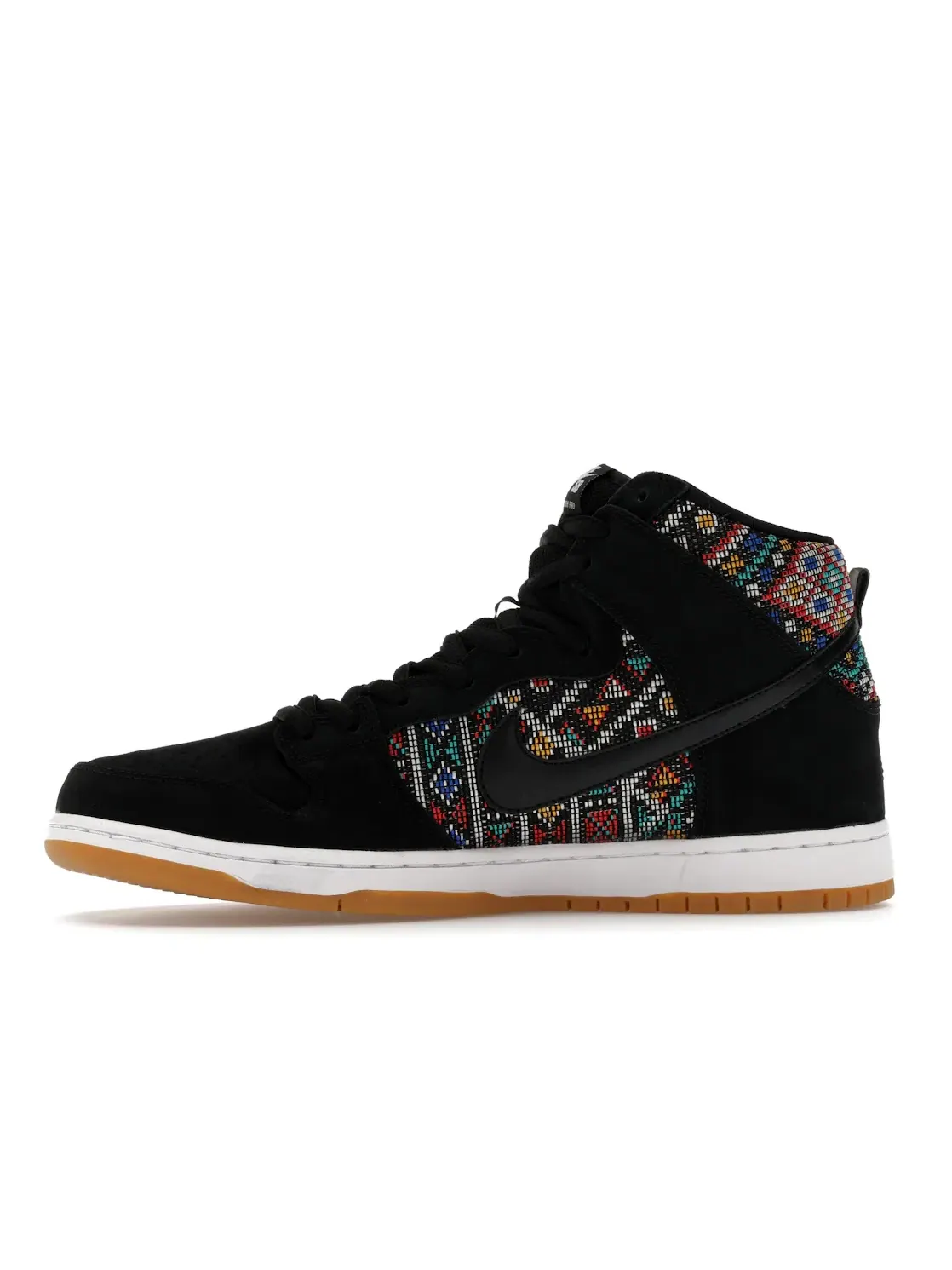 Мужские кроссовки с принтом Nike SB Dunk High Nike — изображение 3 из 4, черный/--белый-черный
