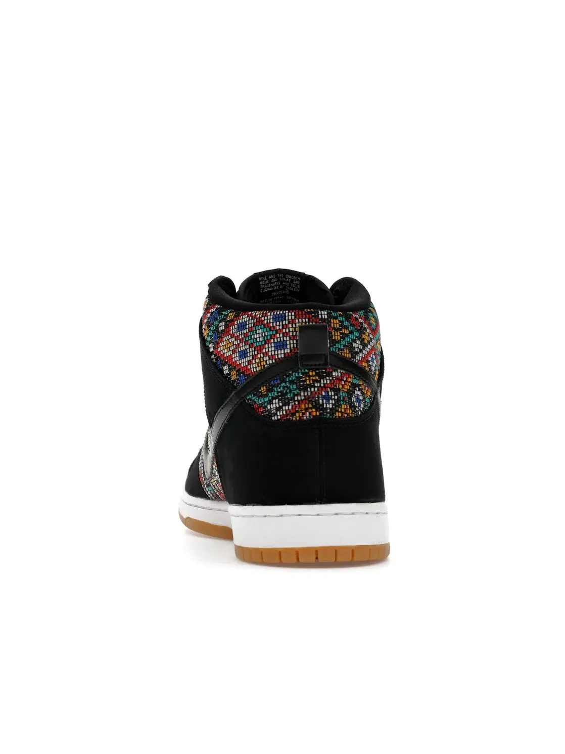 Мужские кроссовки с принтом Nike SB Dunk High Nike — изображение 4 из 4, черный/--белый-черный