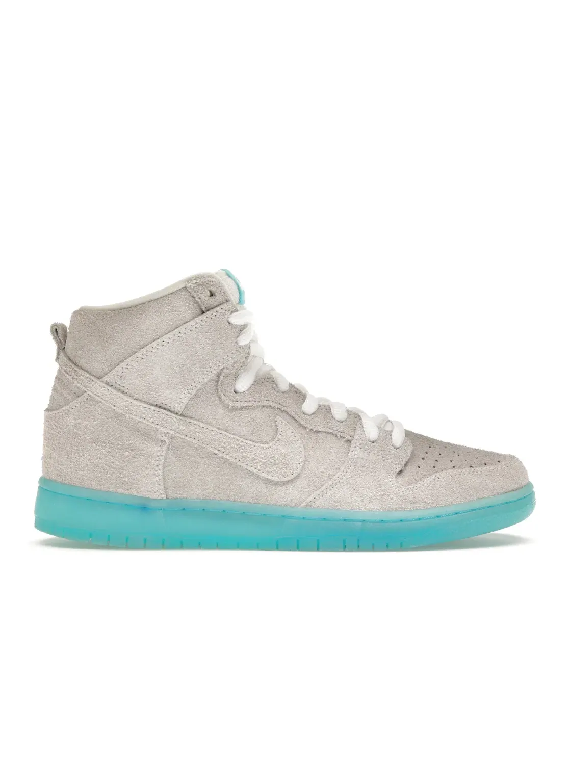 Мужские кроссовки из замши с моделью Nike SB Dunk High Nike — изображение 1 из 4, бежевый/синий