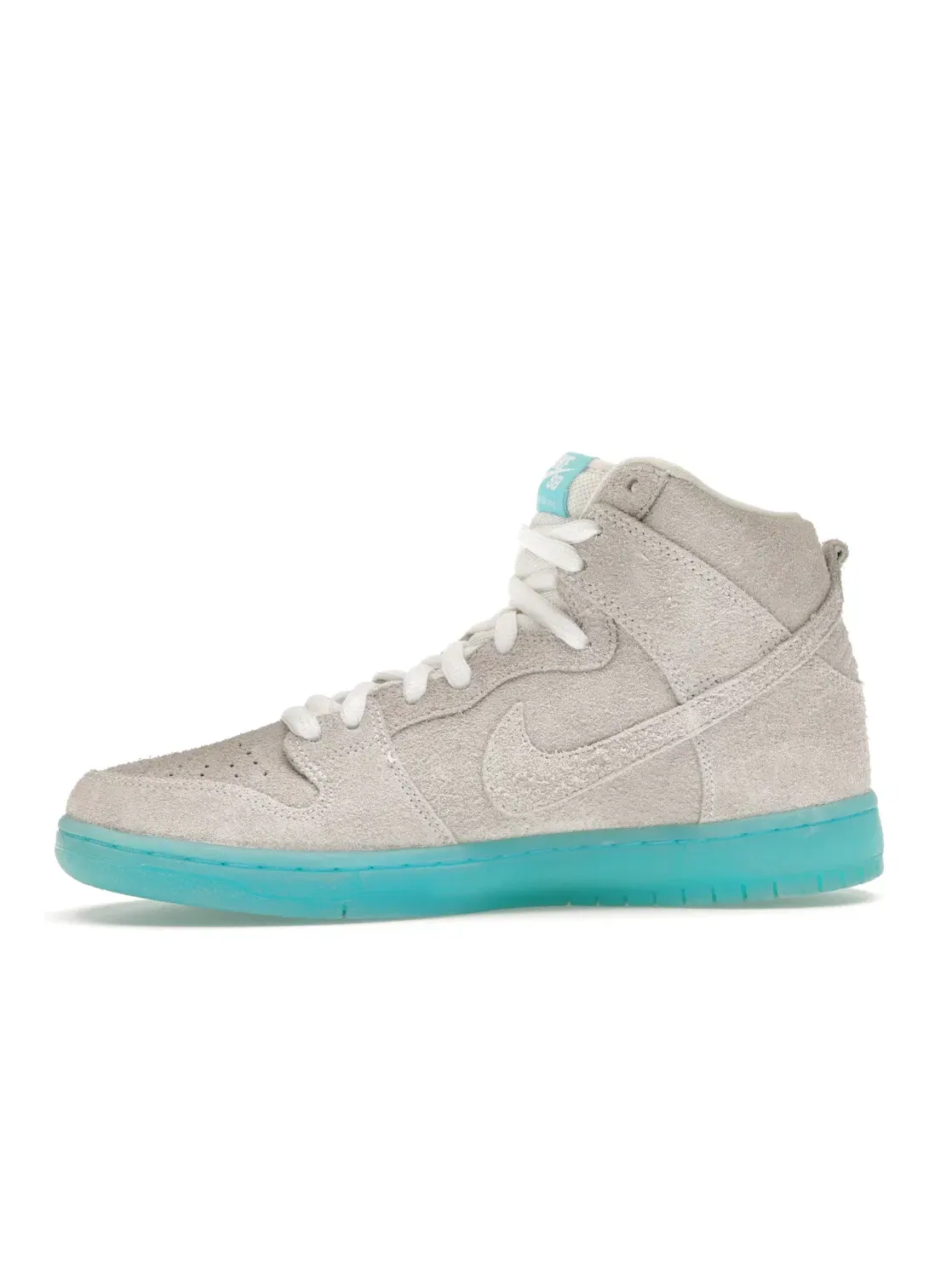 Мужские кроссовки из замши с моделью Nike SB Dunk High Nike — изображение 3 из 4, бежевый/синий