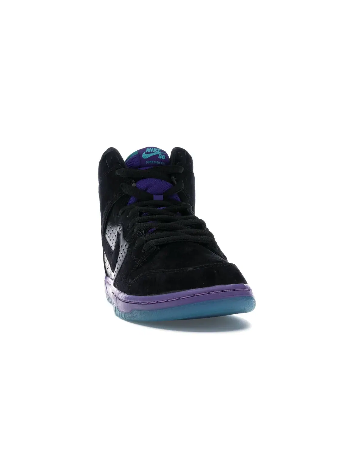 Мужские кроссовки высокие Nike SB Dunk High — изображение 2 из 4, черный/--черный