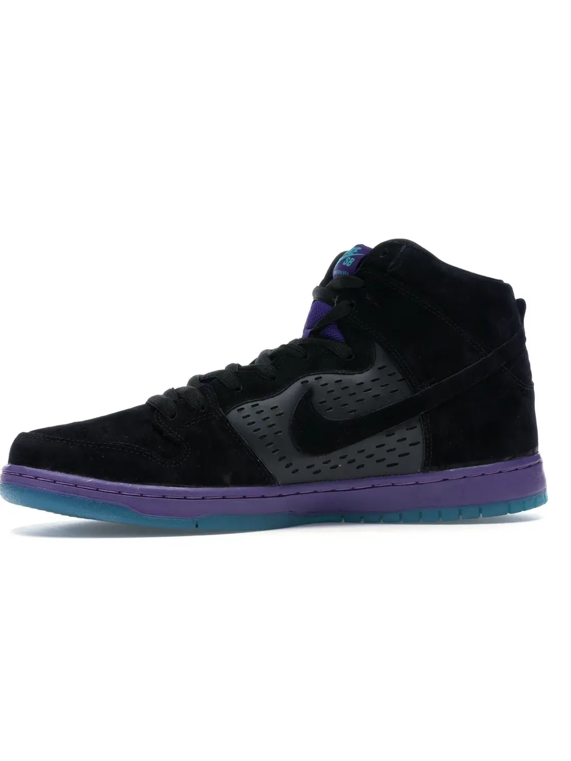 Мужские кроссовки высокие Nike SB Dunk High — изображение 3 из 4, черный/--черный