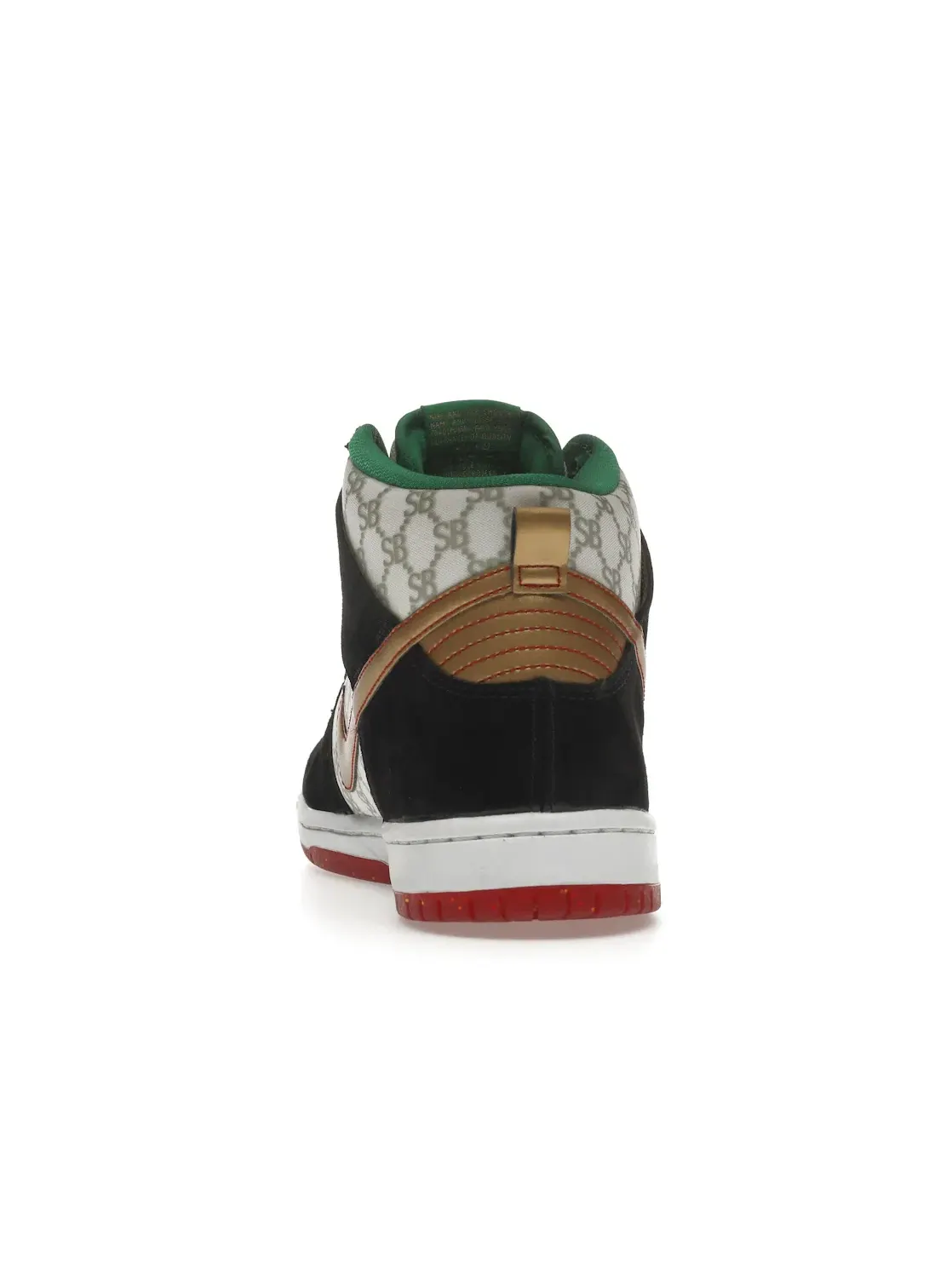 Мужские кроссовки с высоким голенищем Nike SB Dunk High Black Sheep Paid In Full Nike — изображение 4 из 4