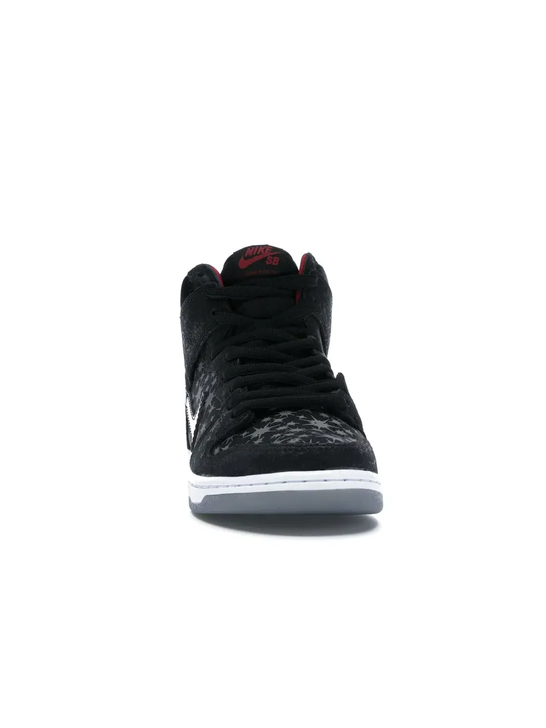 Мужские кроссовки с принтом Nike SB Dunk High Nike — изображение 2 из 4, черный/черный-красный